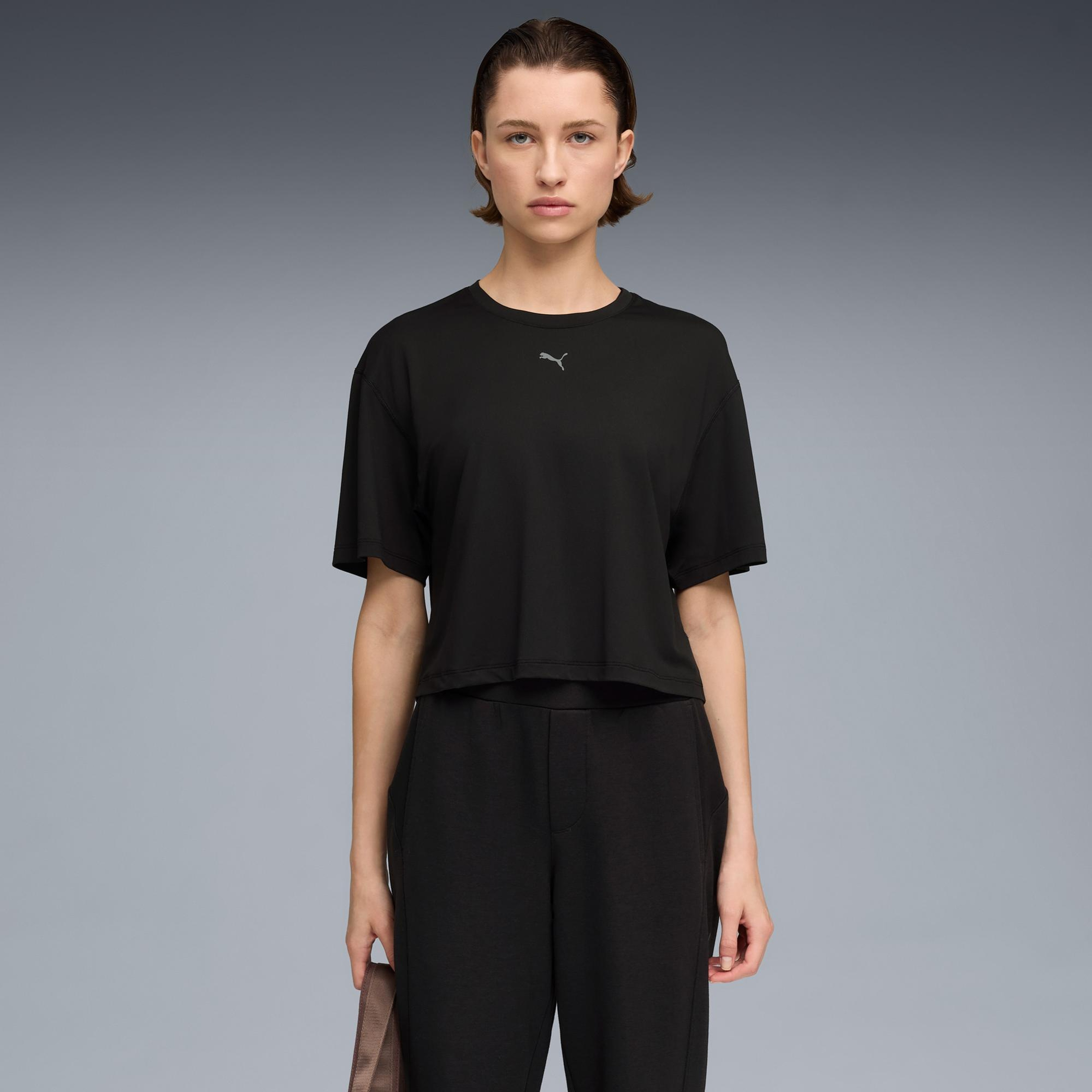 Puma Cloudspun Kadın Siyah T-Shirt