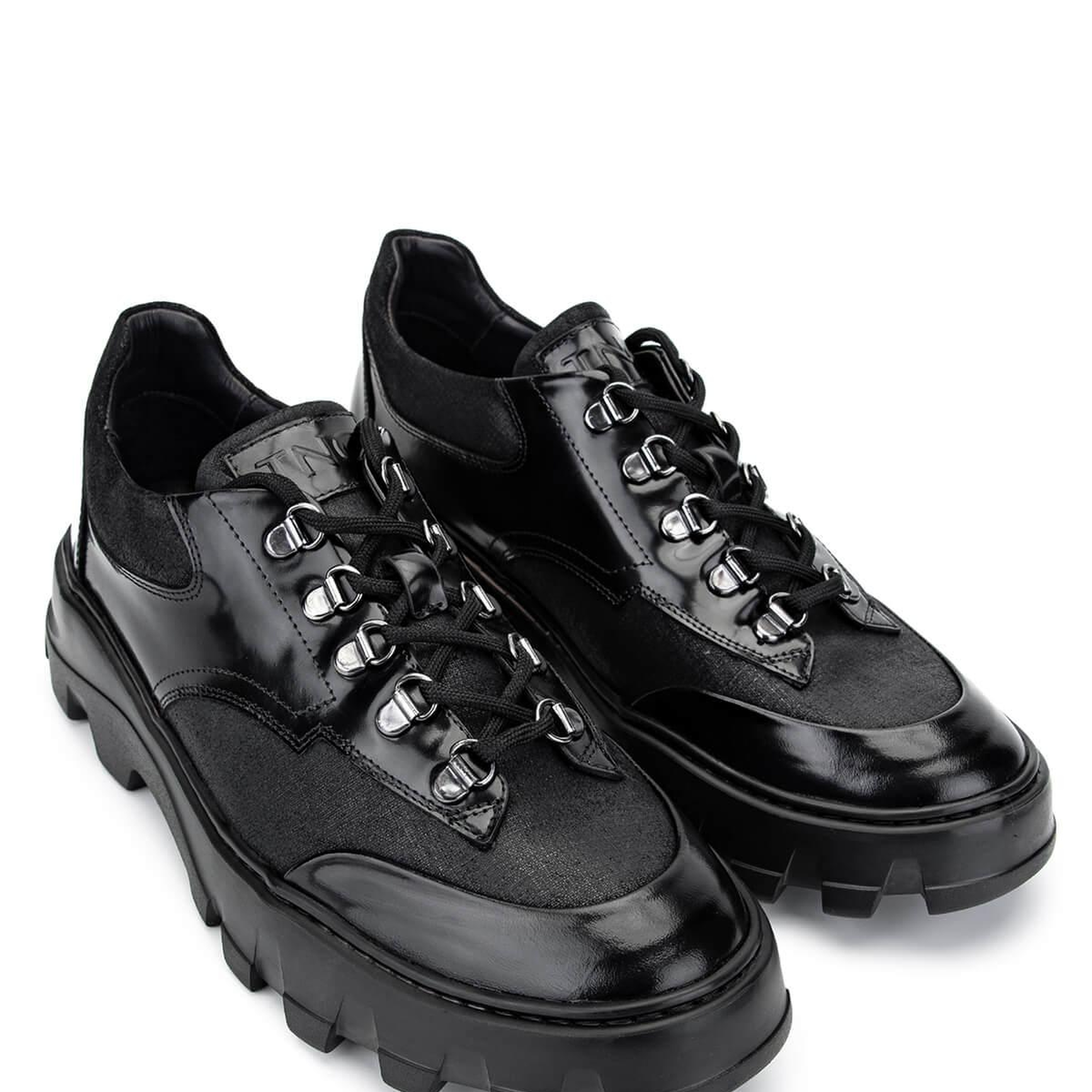 Tamer Tanca Erkek Hakiki Deri Siyah Sneakers & Spor Ayakkabı