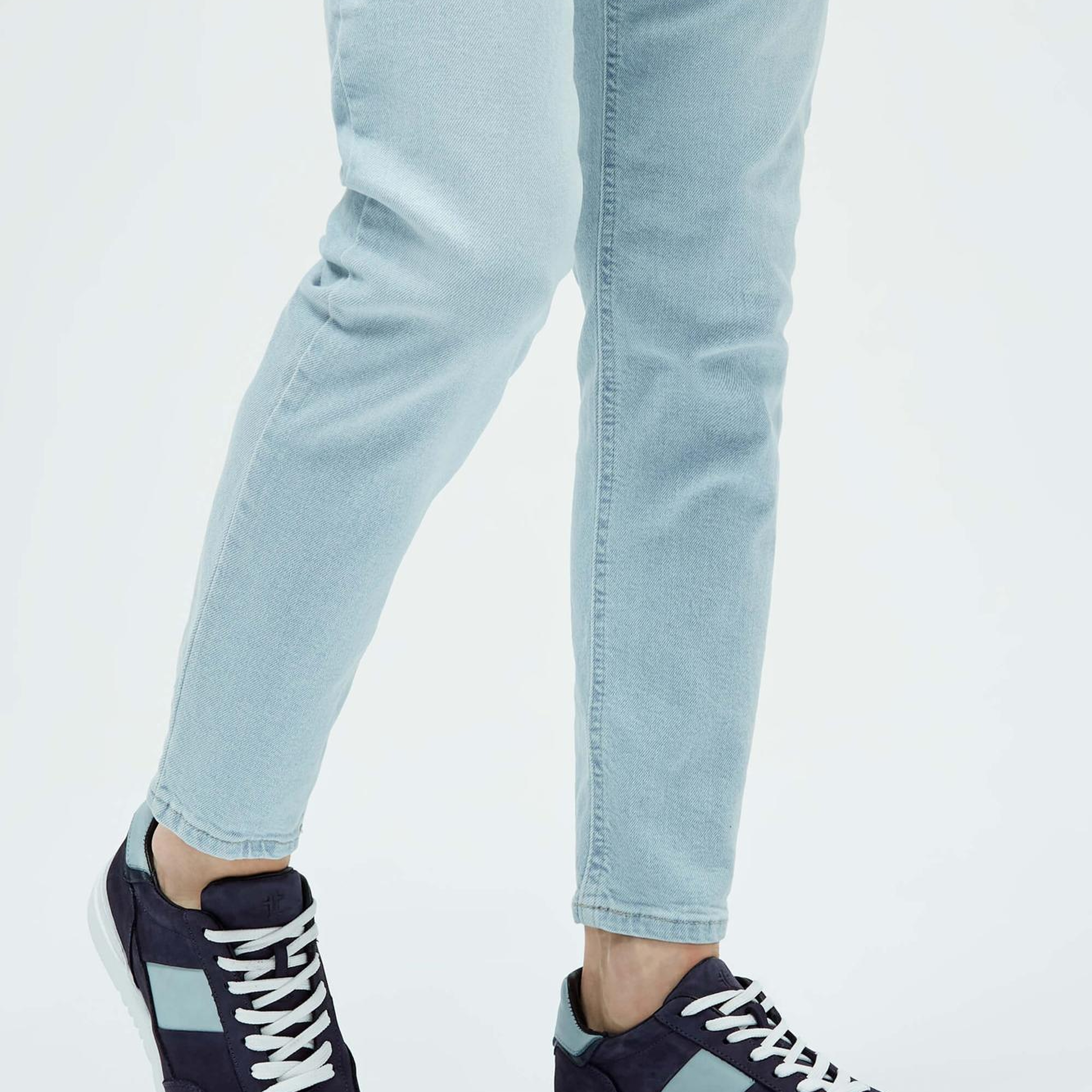 Tamer Tanca Erkek Hakiki Deri Lacivert Sneakers & Spor Ayakkabı