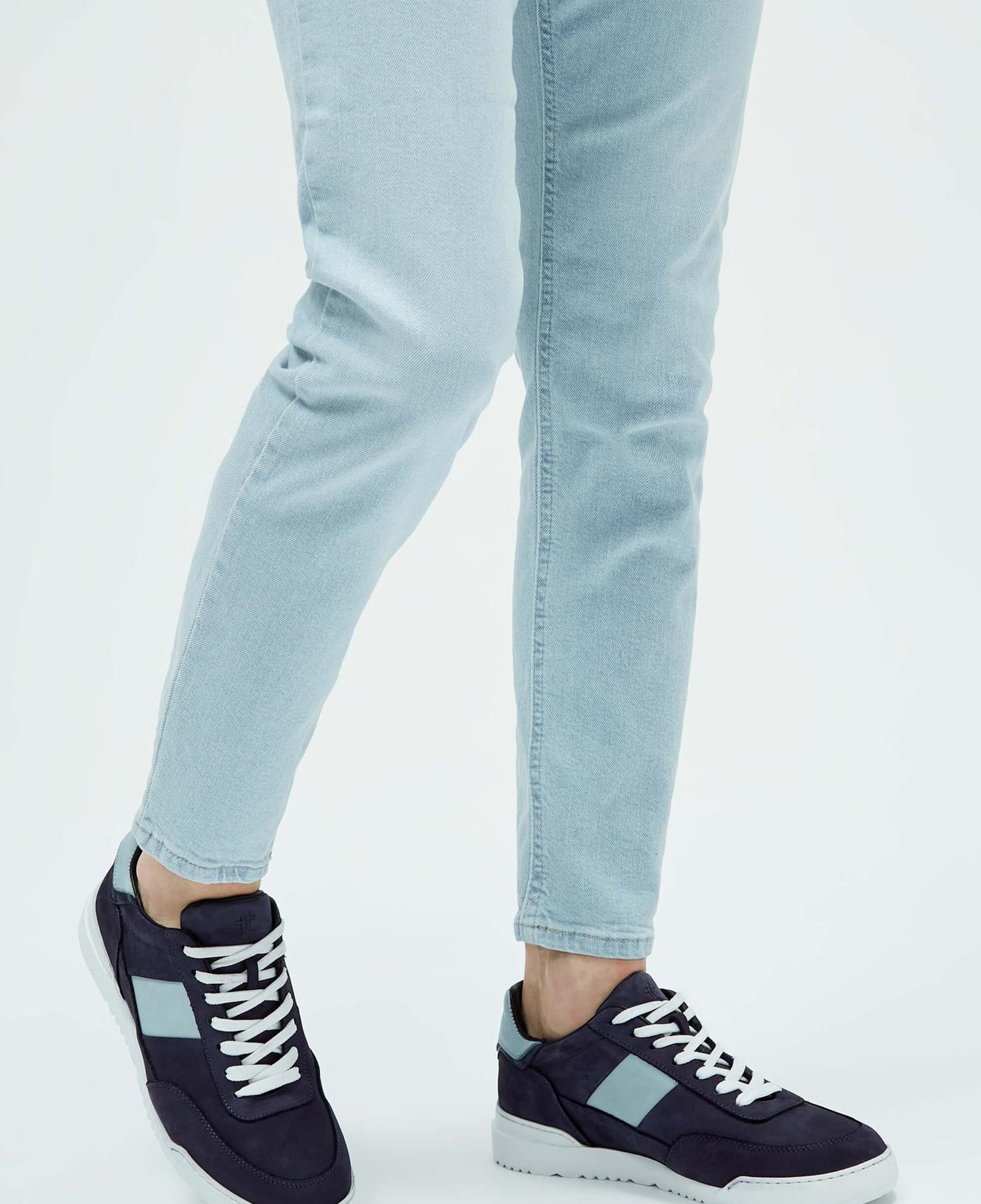 Tamer Tanca Erkek Hakiki Deri Lacivert Sneakers & Spor Ayakkabı