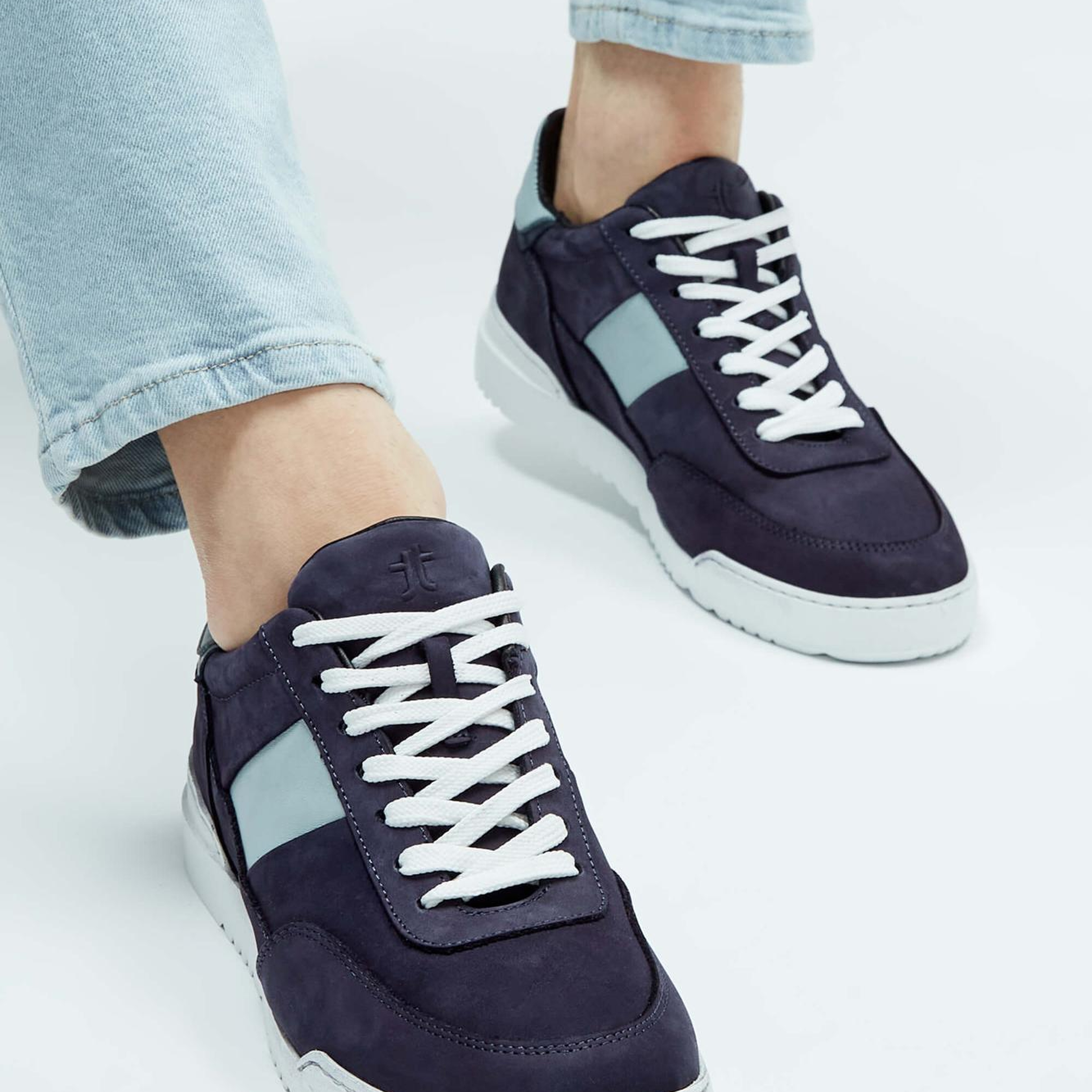 Tamer Tanca Erkek Hakiki Deri Lacivert Sneakers & Spor Ayakkabı