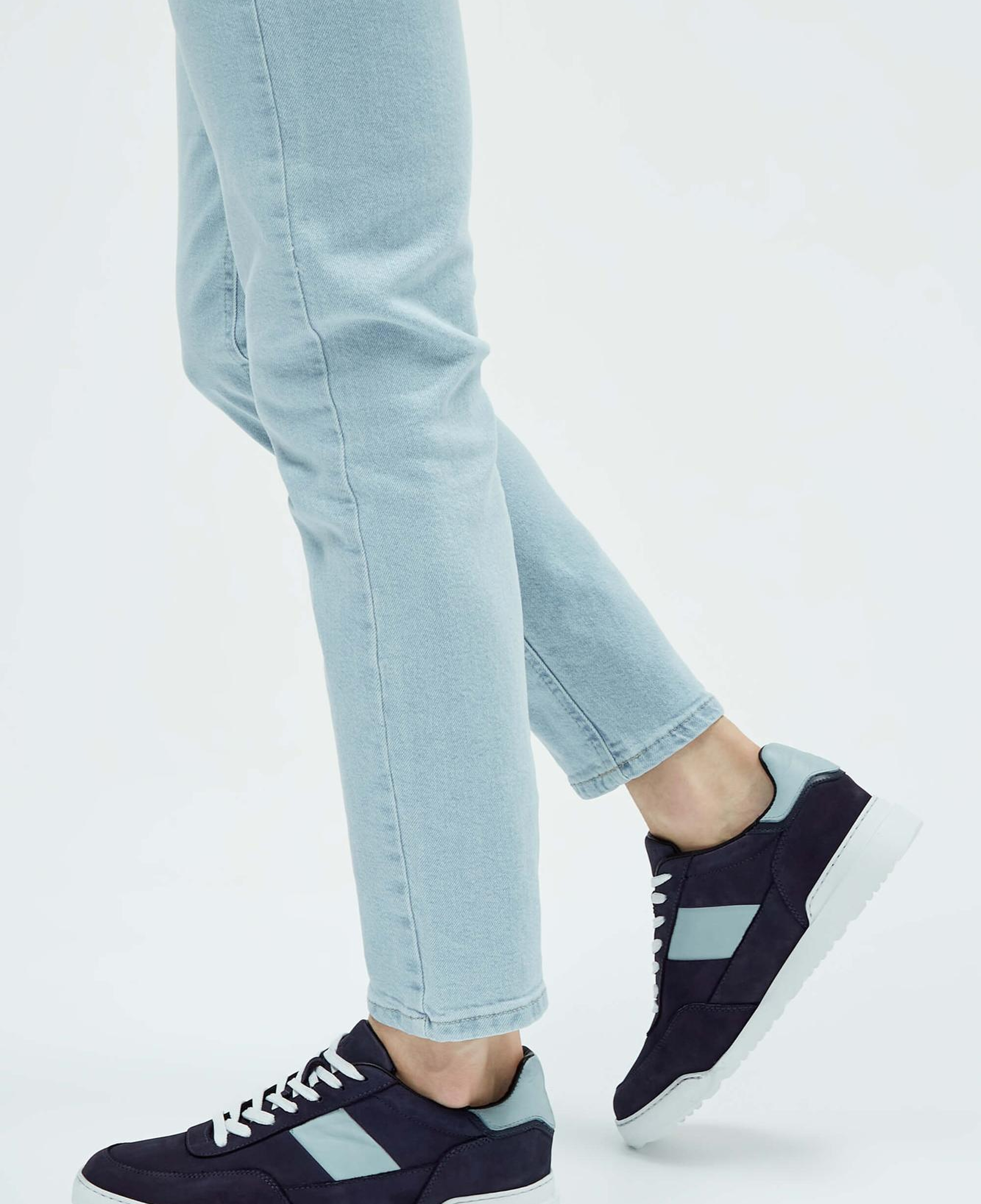 Tamer Tanca Erkek Hakiki Deri Lacivert Sneakers & Spor Ayakkabı