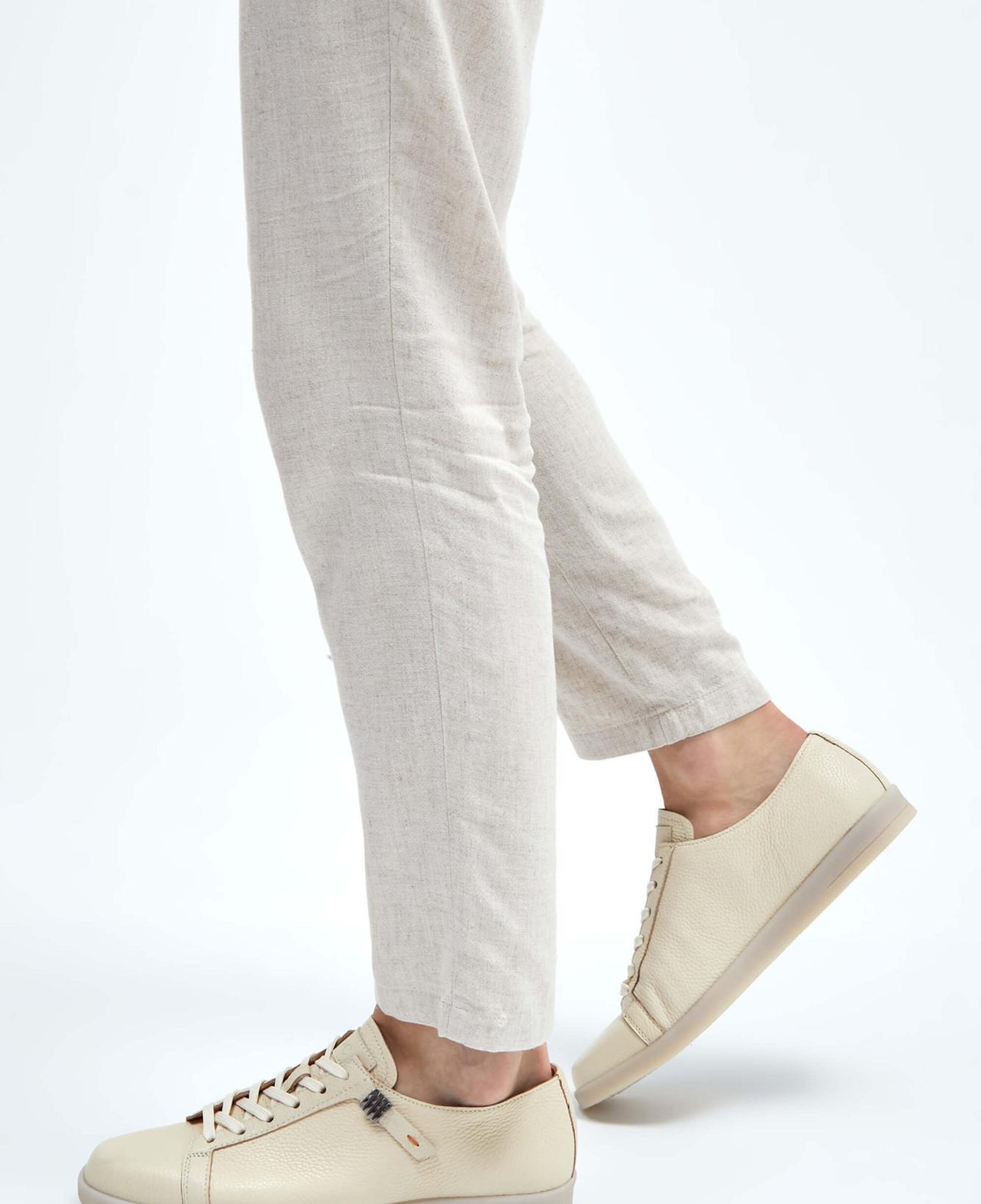 Tamer Tanca Erkek Hakiki Deri Fildişi Sneakers & Spor Ayakkabı