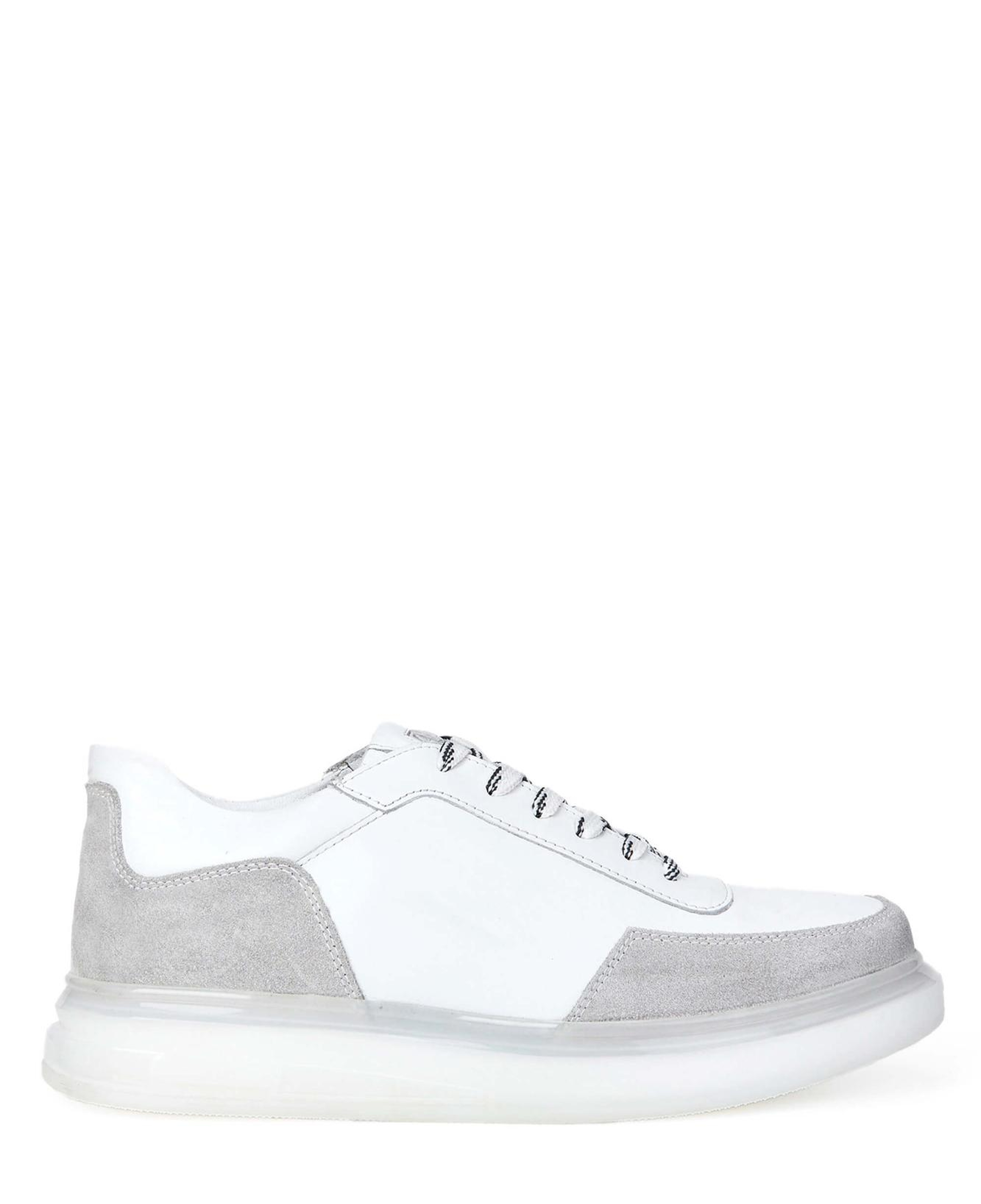 Tamer Tanca Erkek Hakiki Deri Beyaz Sneakers & Spor Ayakkabı