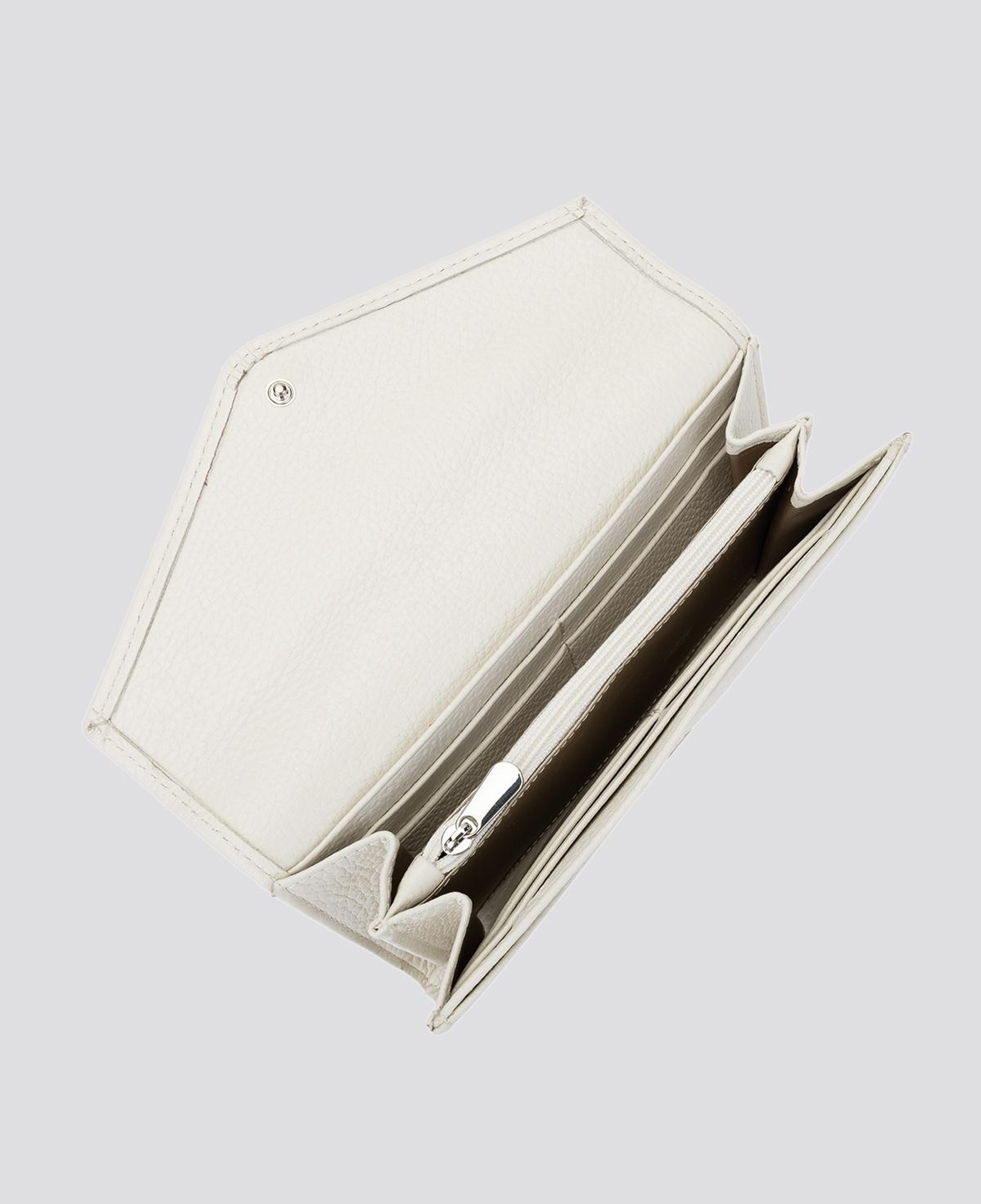 Valmenti Kadın Hakiki Deri Bej Günlük Cuzdan