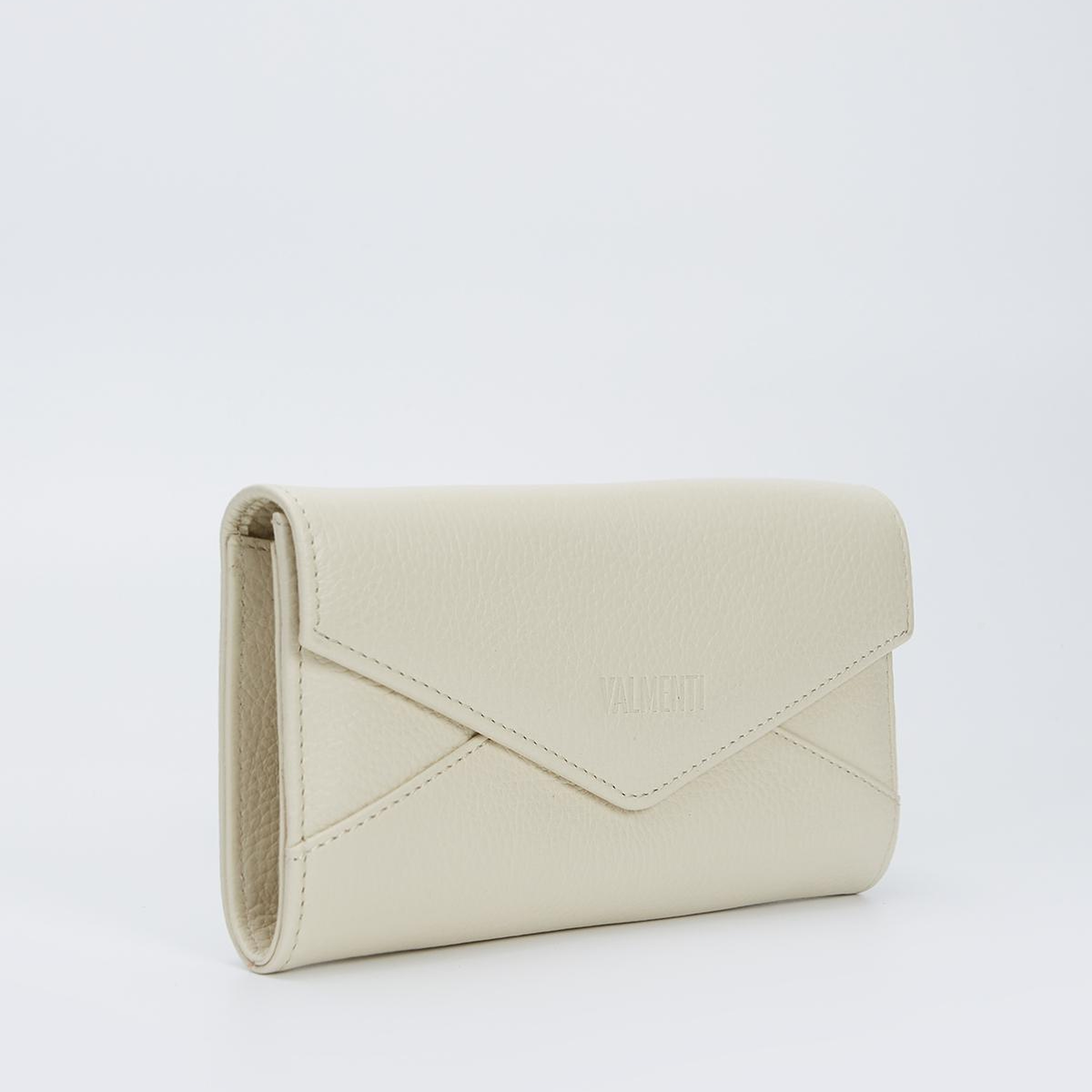 Valmenti Kadın Hakiki Deri Bej Günlük Cuzdan