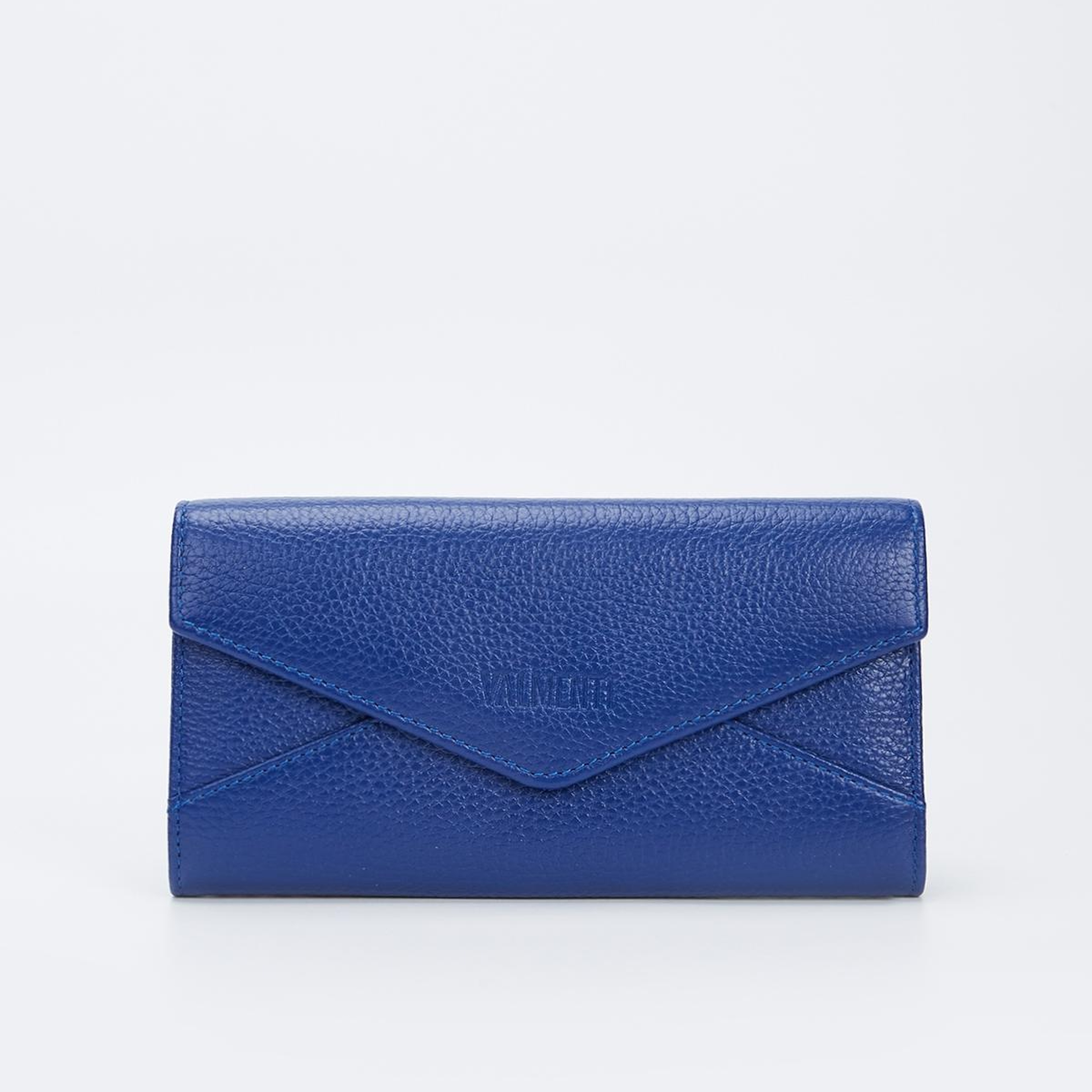 Valmenti Kadın Hakiki Deri Mavi Günlük Cuzdan