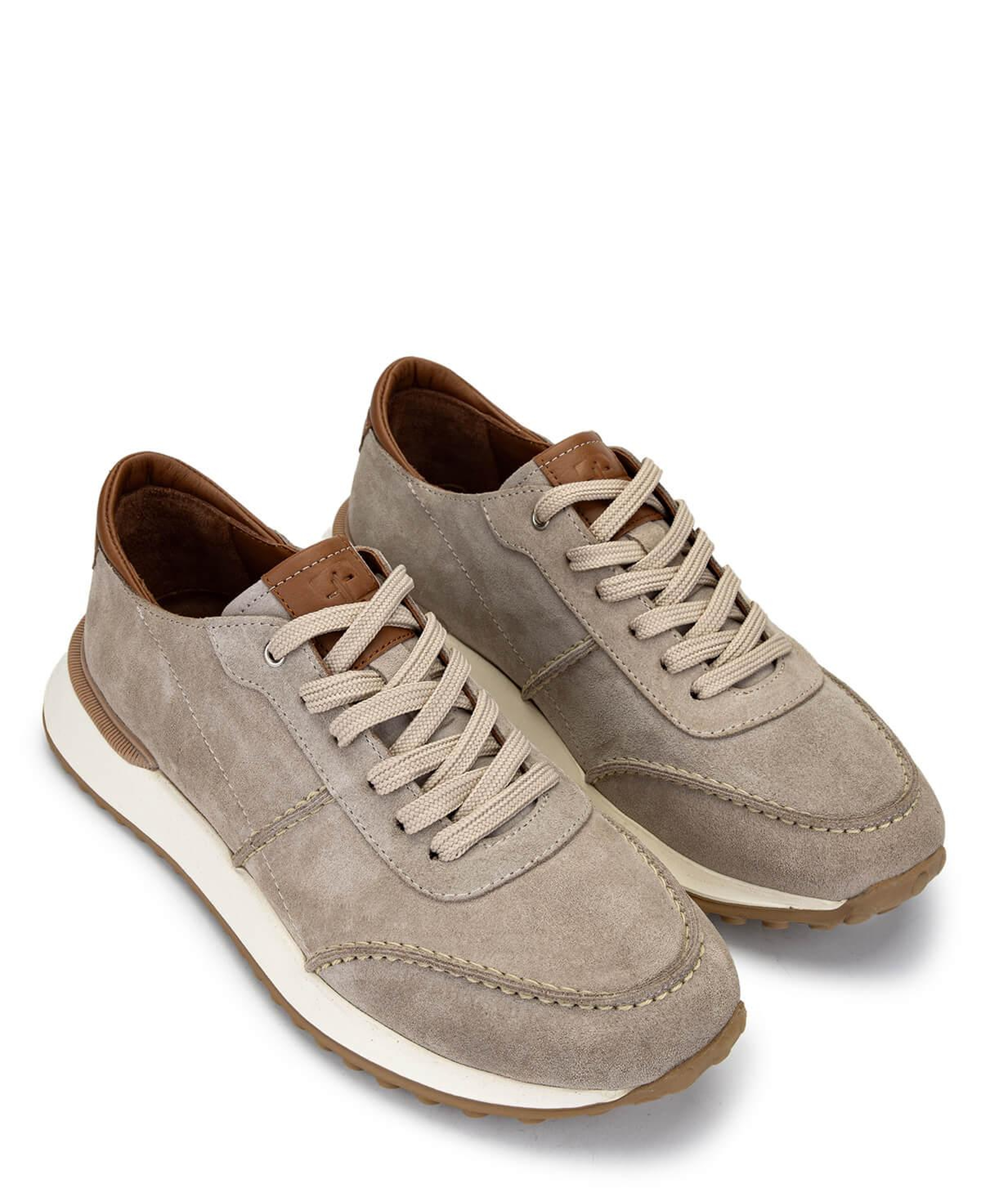 Tamer Tanca Erkek Hakiki Deri Bej Süet Sneakers & Spor Ayakkabı