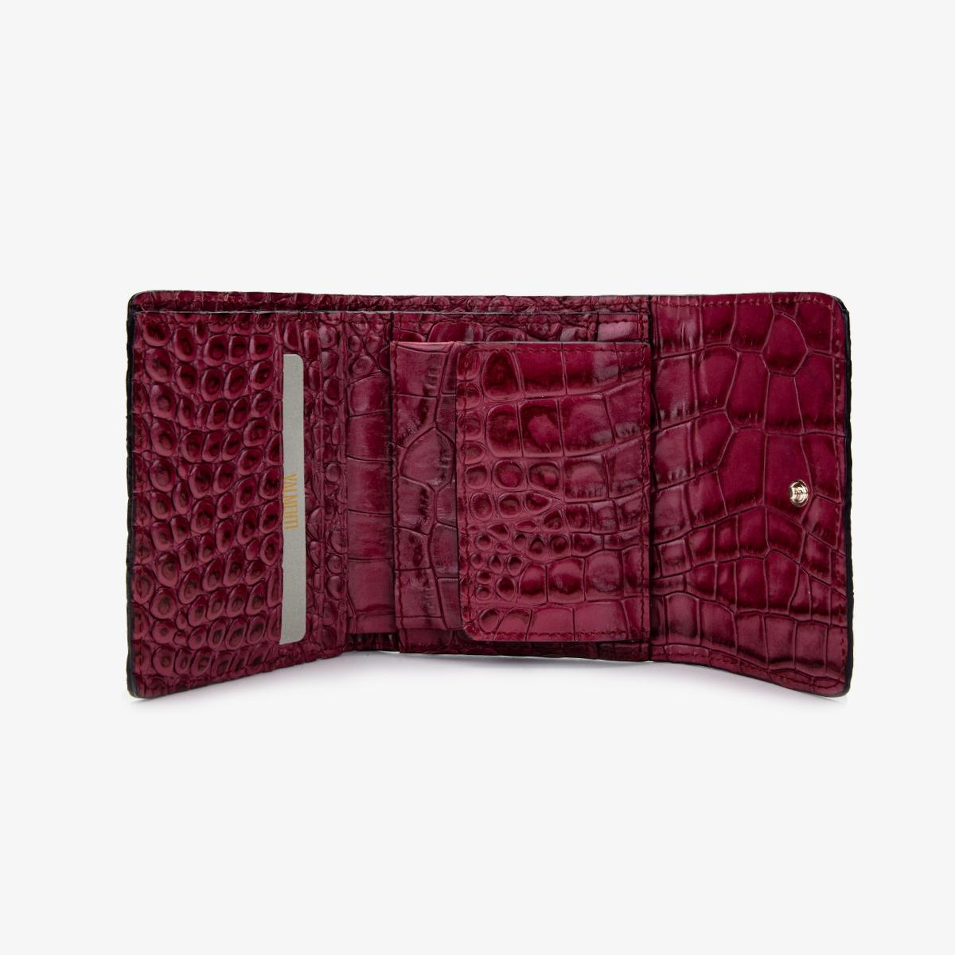 Valmenti Kadın Hakiki Deri Bordo Cüzdan Cuzdan