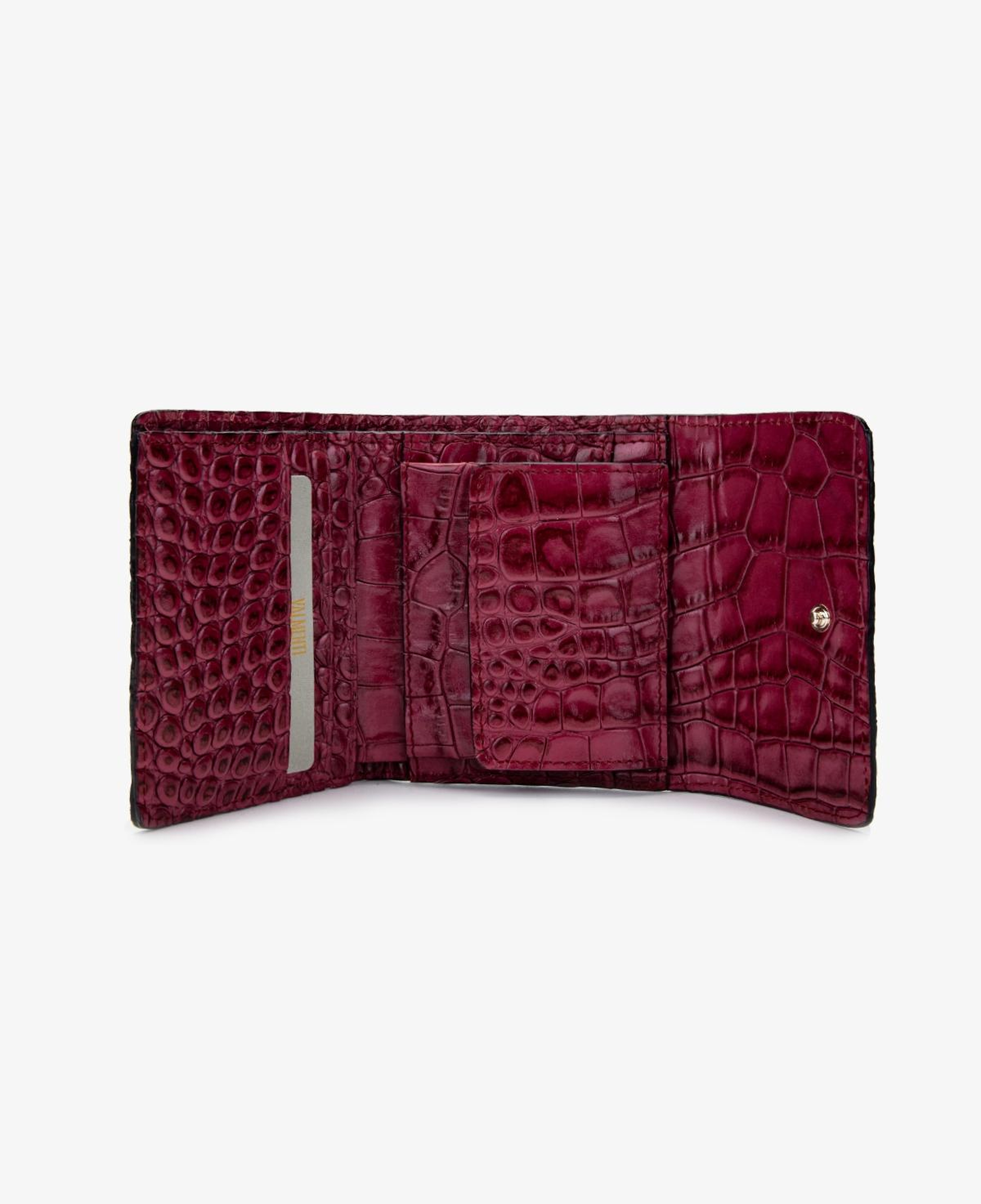 Valmenti Kadın Hakiki Deri Bordo Cüzdan Cuzdan