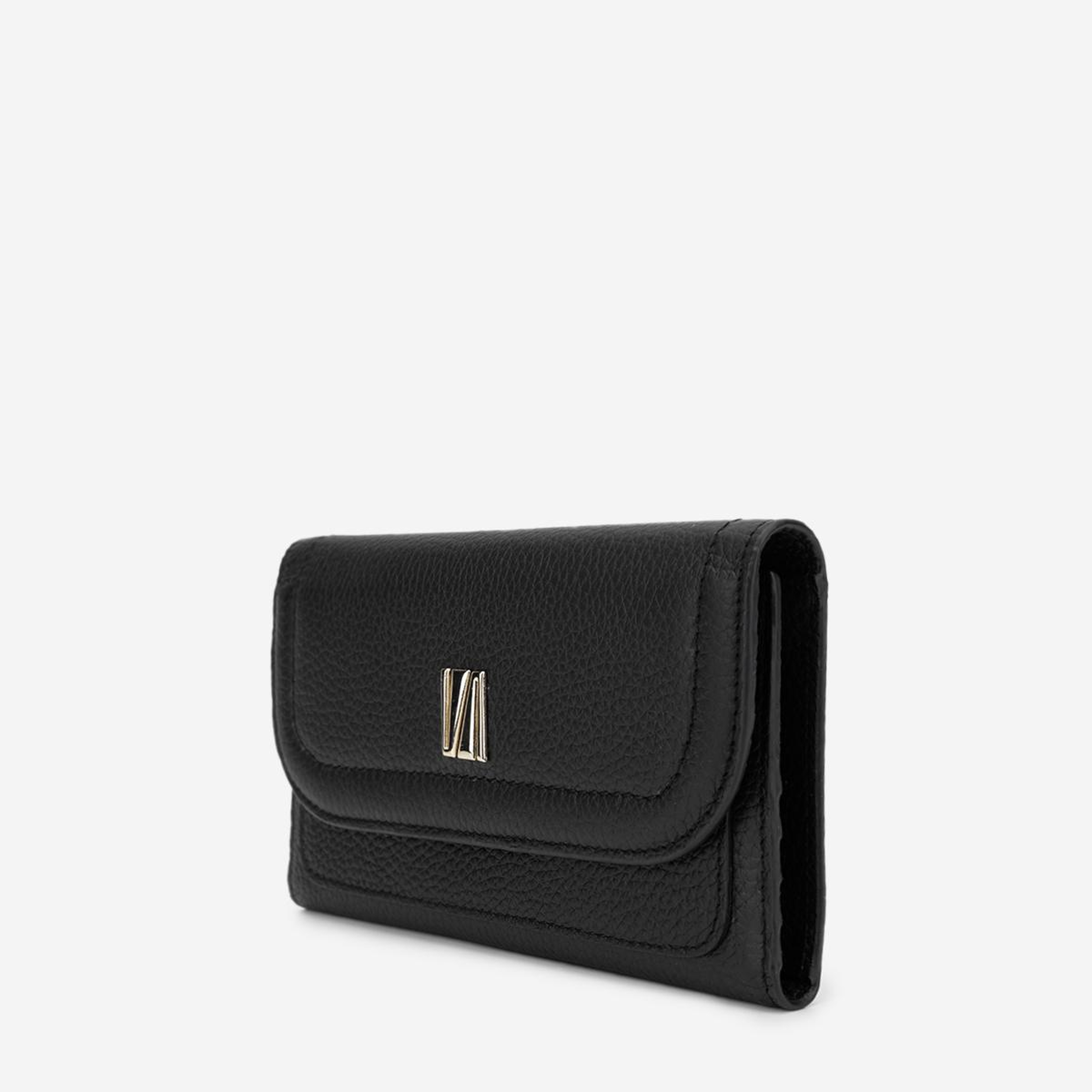 Valmenti Kadın Hakiki Deri Siyah Floter Cüzdan Cuzdan