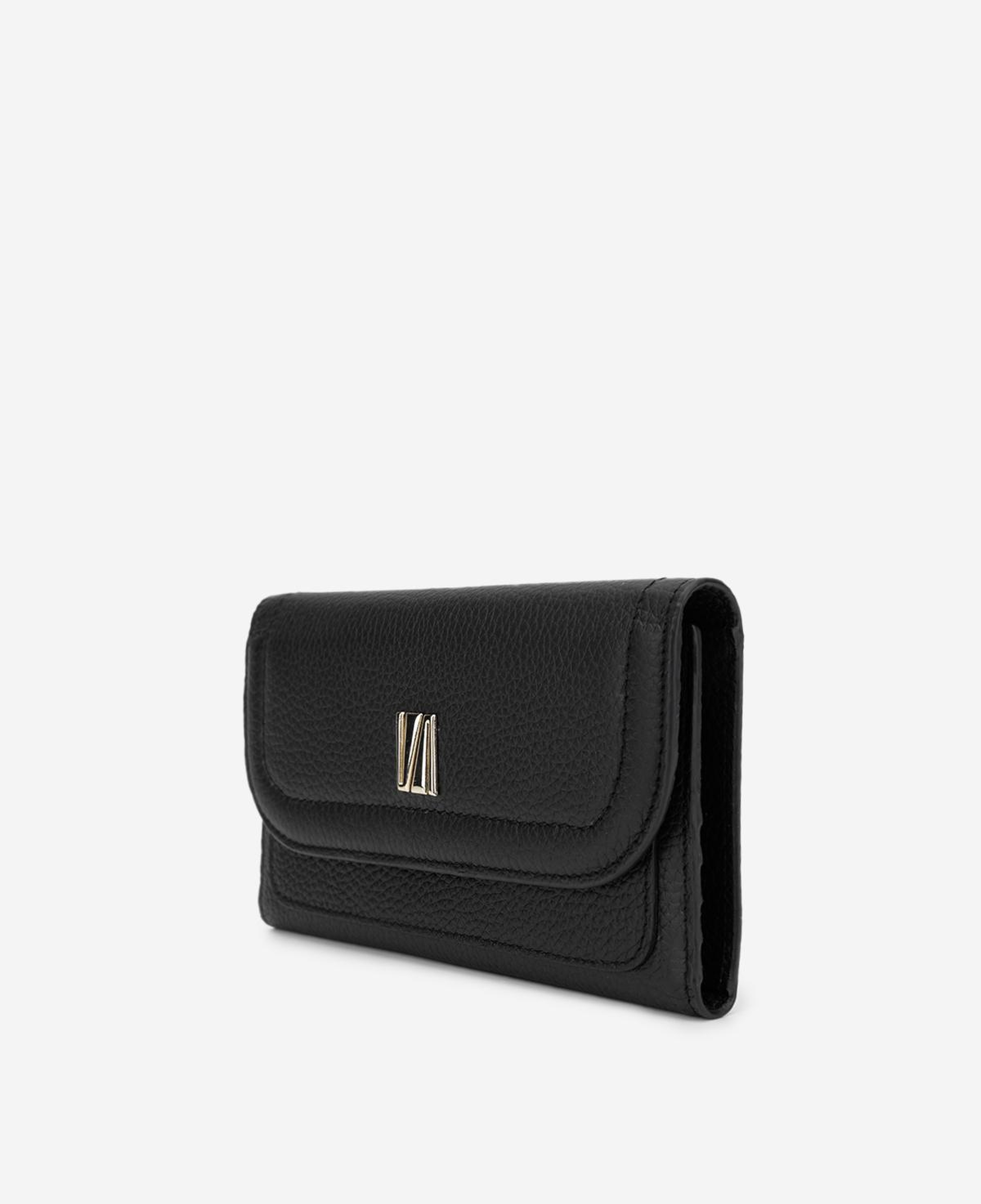 Valmenti Kadın Hakiki Deri Siyah Floter Cüzdan Cuzdan