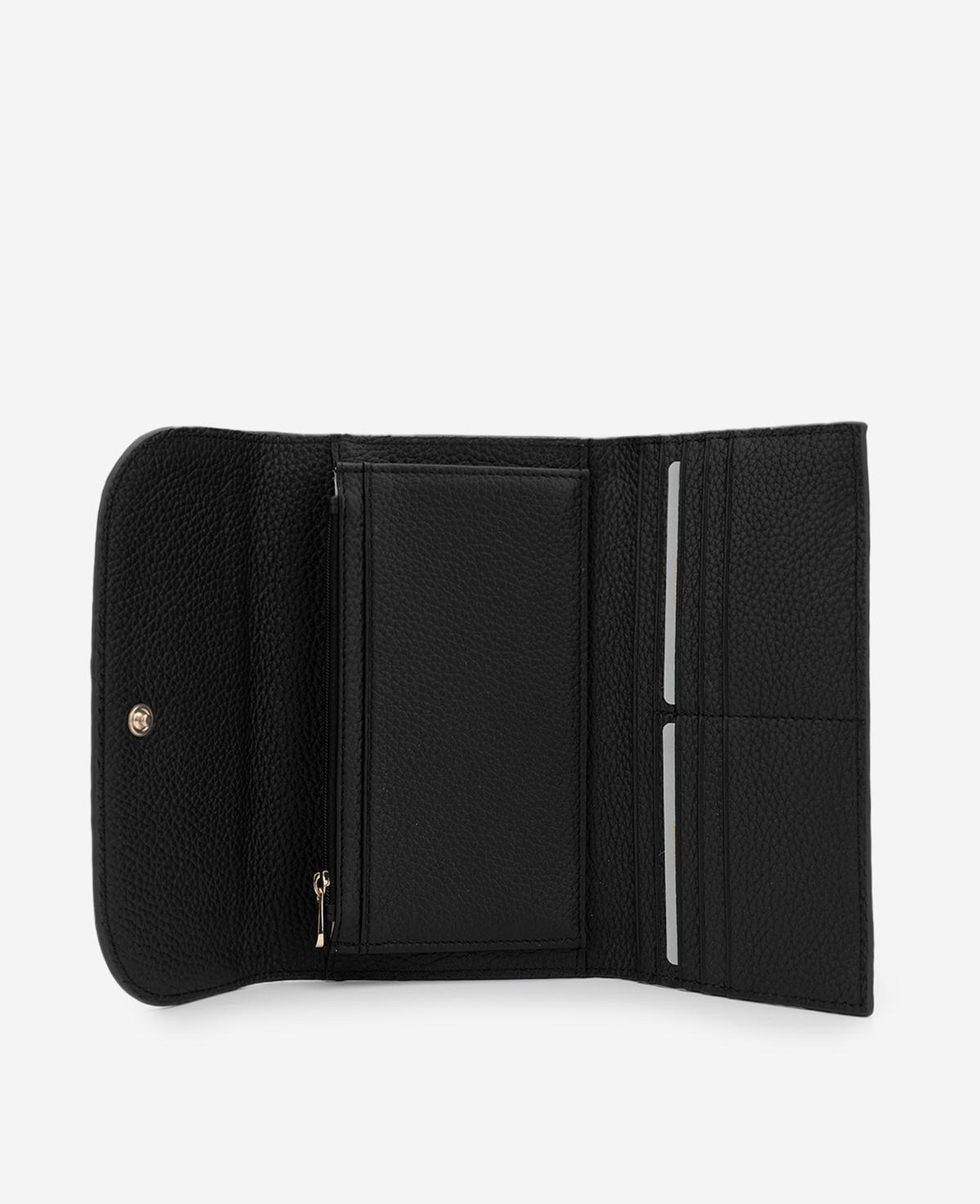 Valmenti Kadın Hakiki Deri Siyah Floter Cüzdan Cuzdan