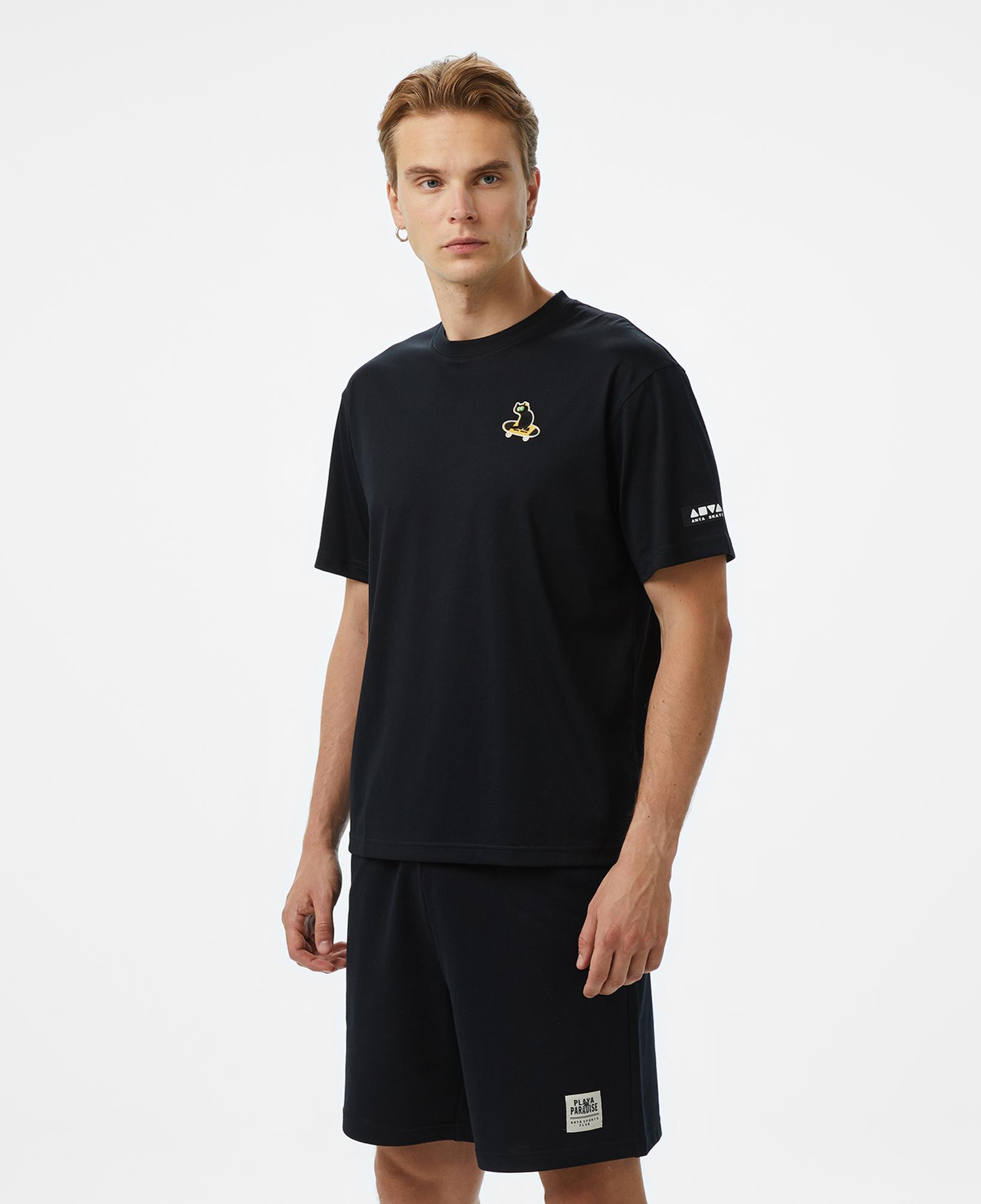 Anta Sports Erkek Siyah T-Shirt