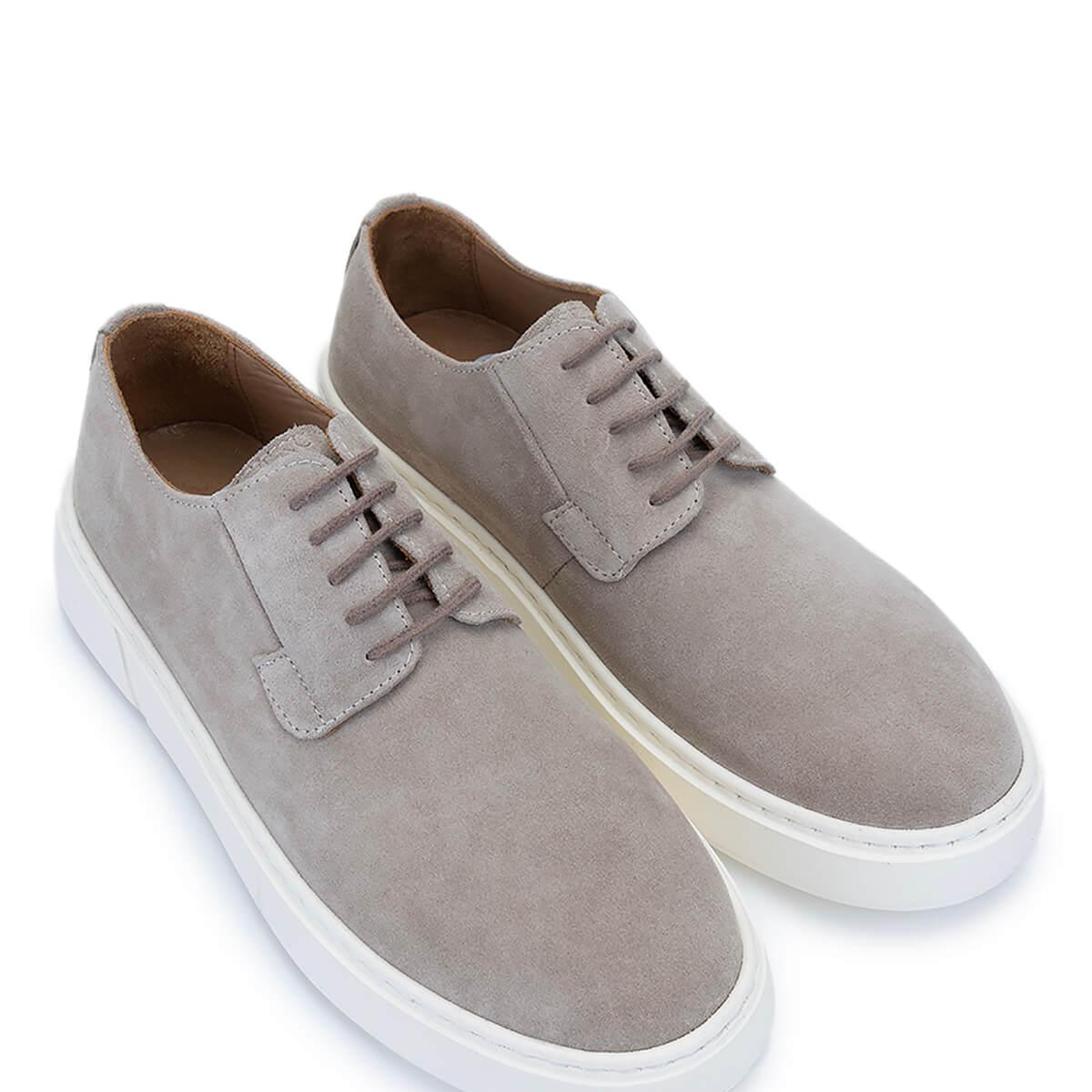 Tamer Tanca Erkek Hakiki Deri Bej Süet Sneakers & Spor Ayakkabı