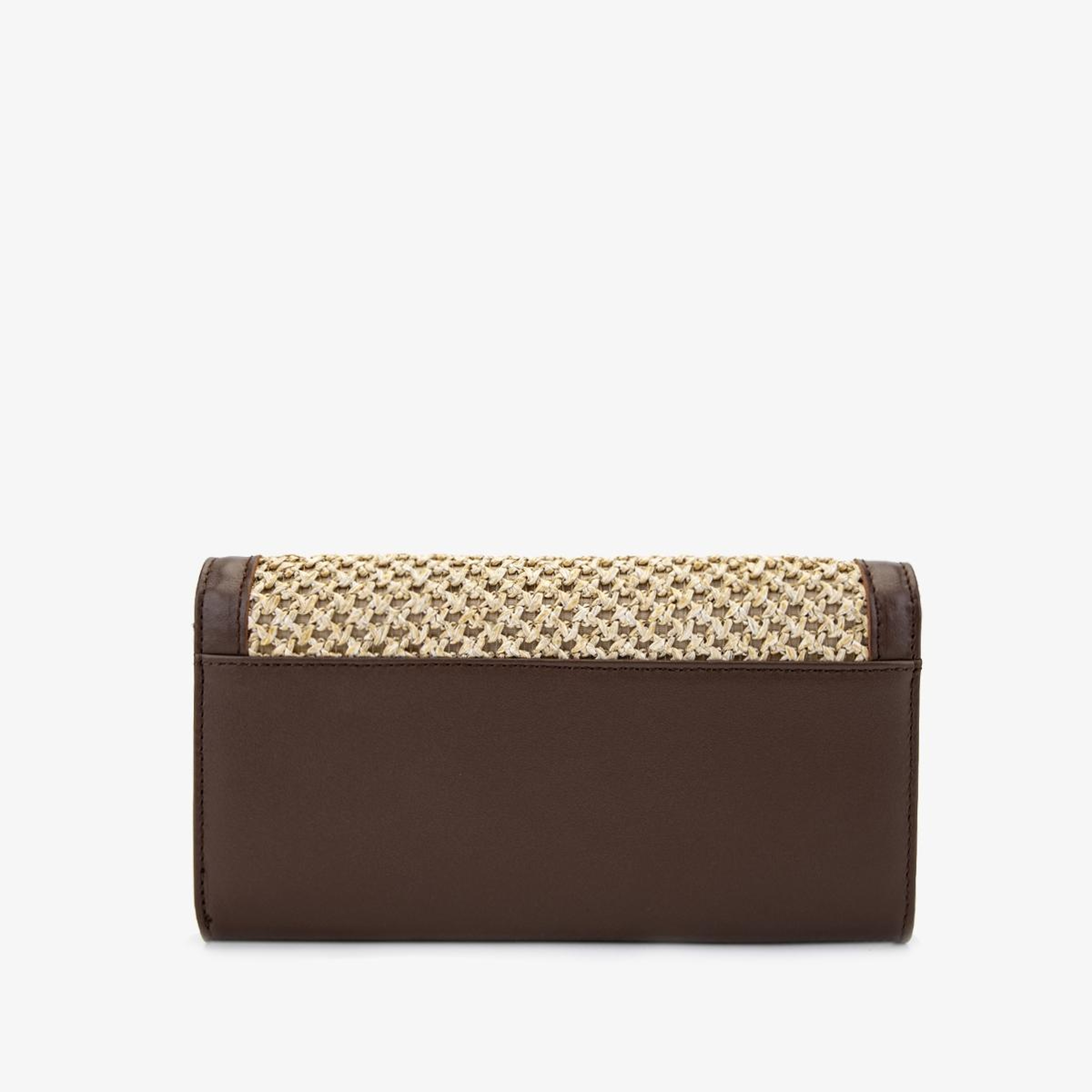 Valmenti Kadın Deri Hasır Taba Cüzdan Cuzdan