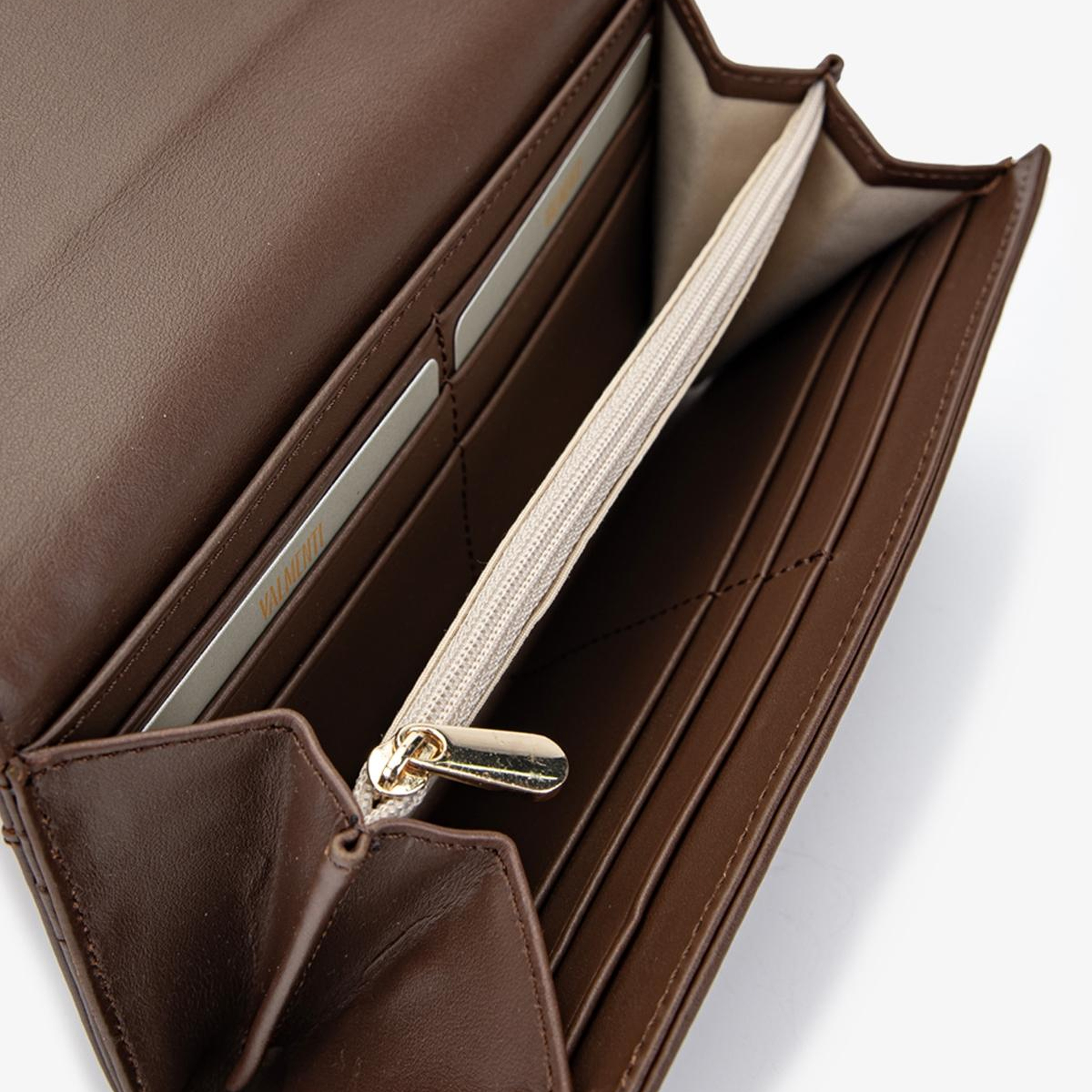 Valmenti Kadın Deri Hasır Taba Cüzdan Cuzdan