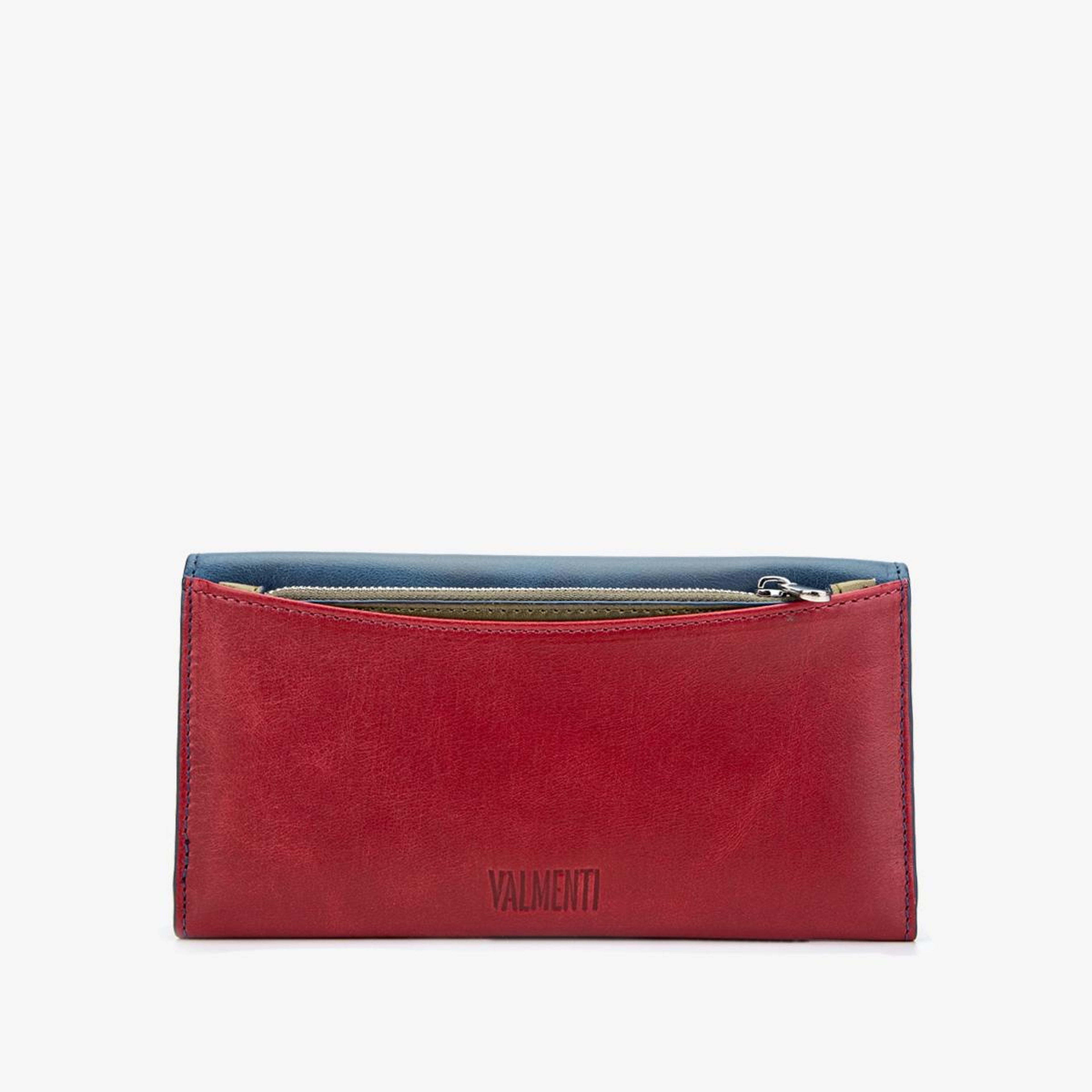 Valmenti Kadın Hakiki Deri Kırmızı Cüzdan Cuzdan