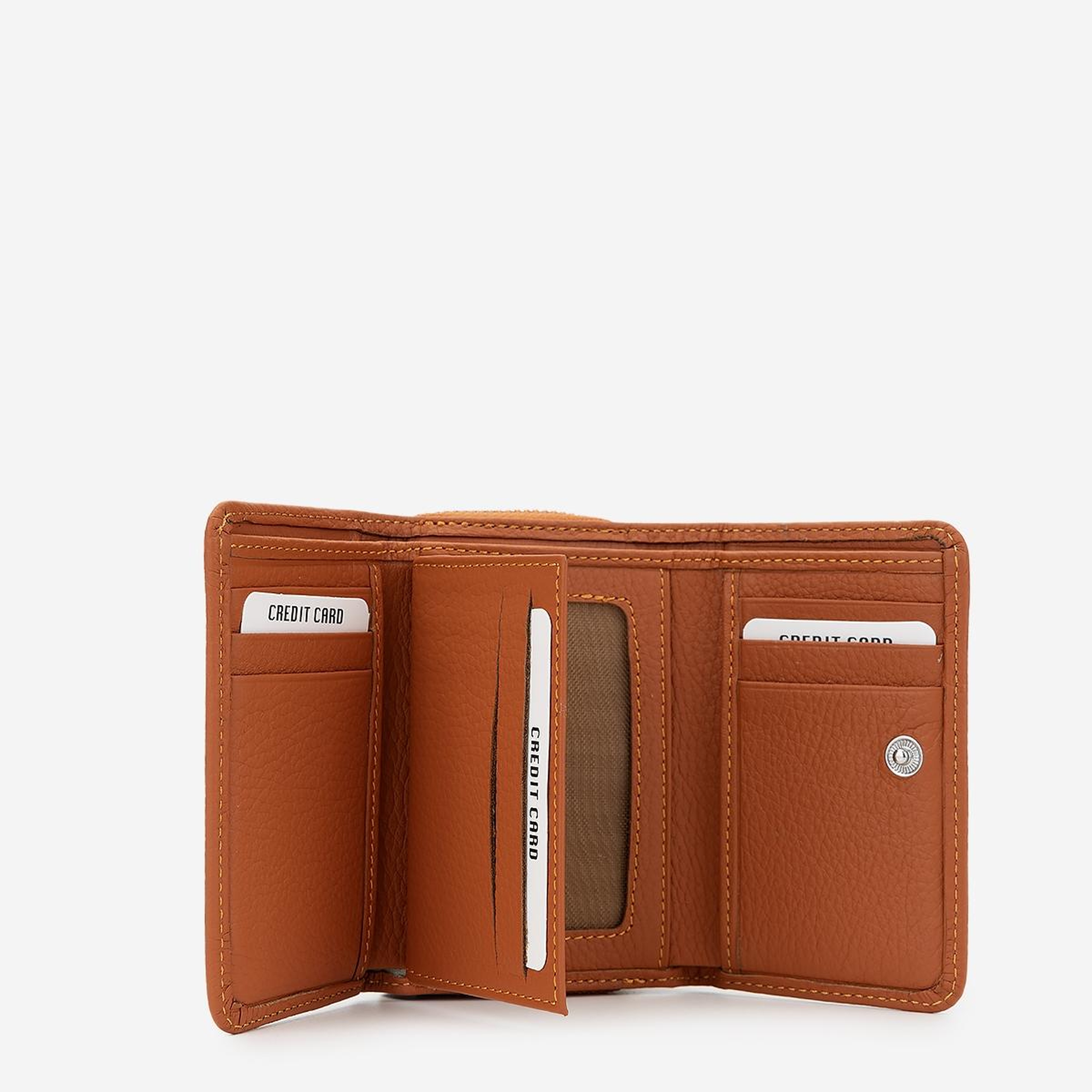 Valmenti Kadın Hakiki Deri Turuncu Cüzdan Cuzdan