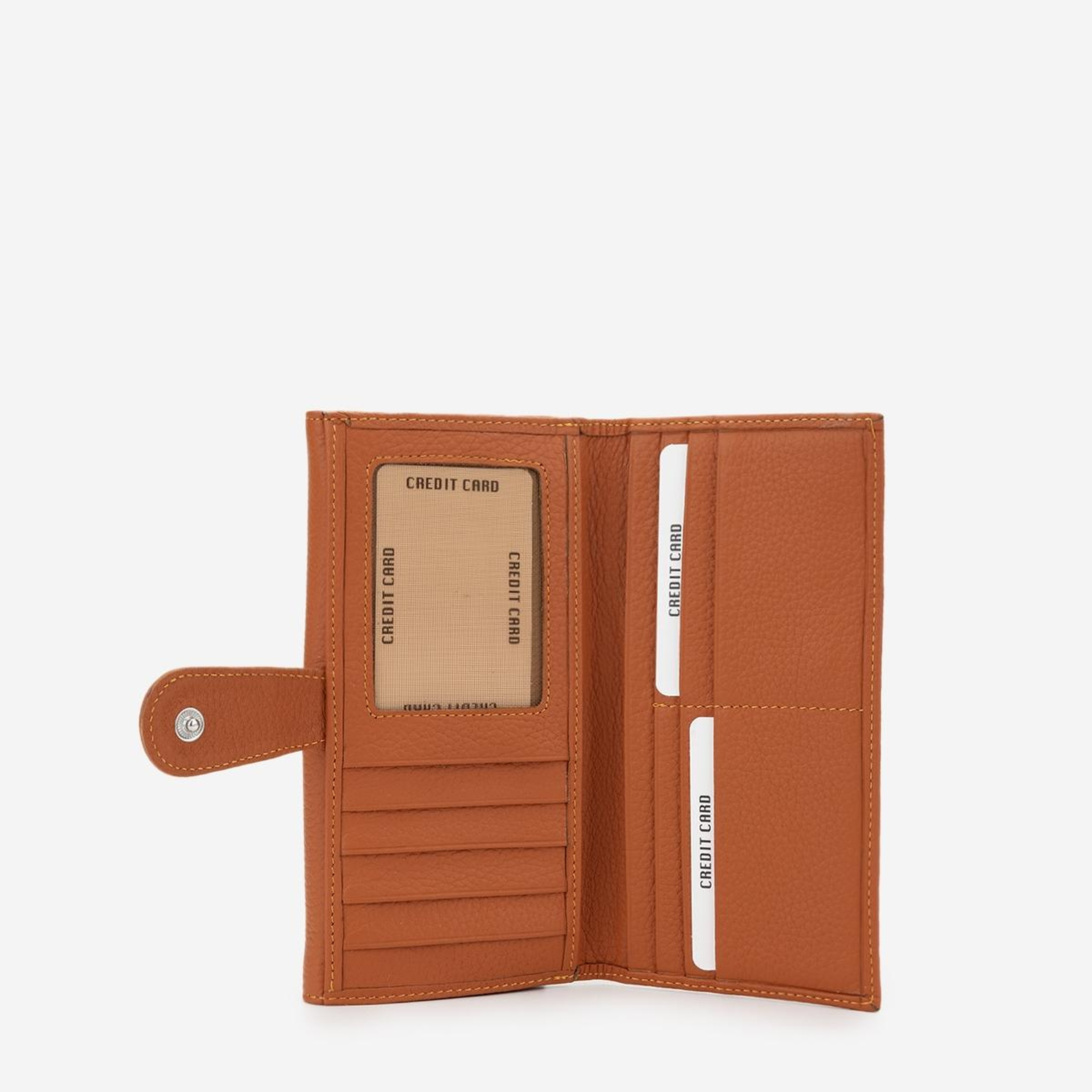 Valmenti Kadın Hakiki Deri Turuncu Cüzdan Cuzdan