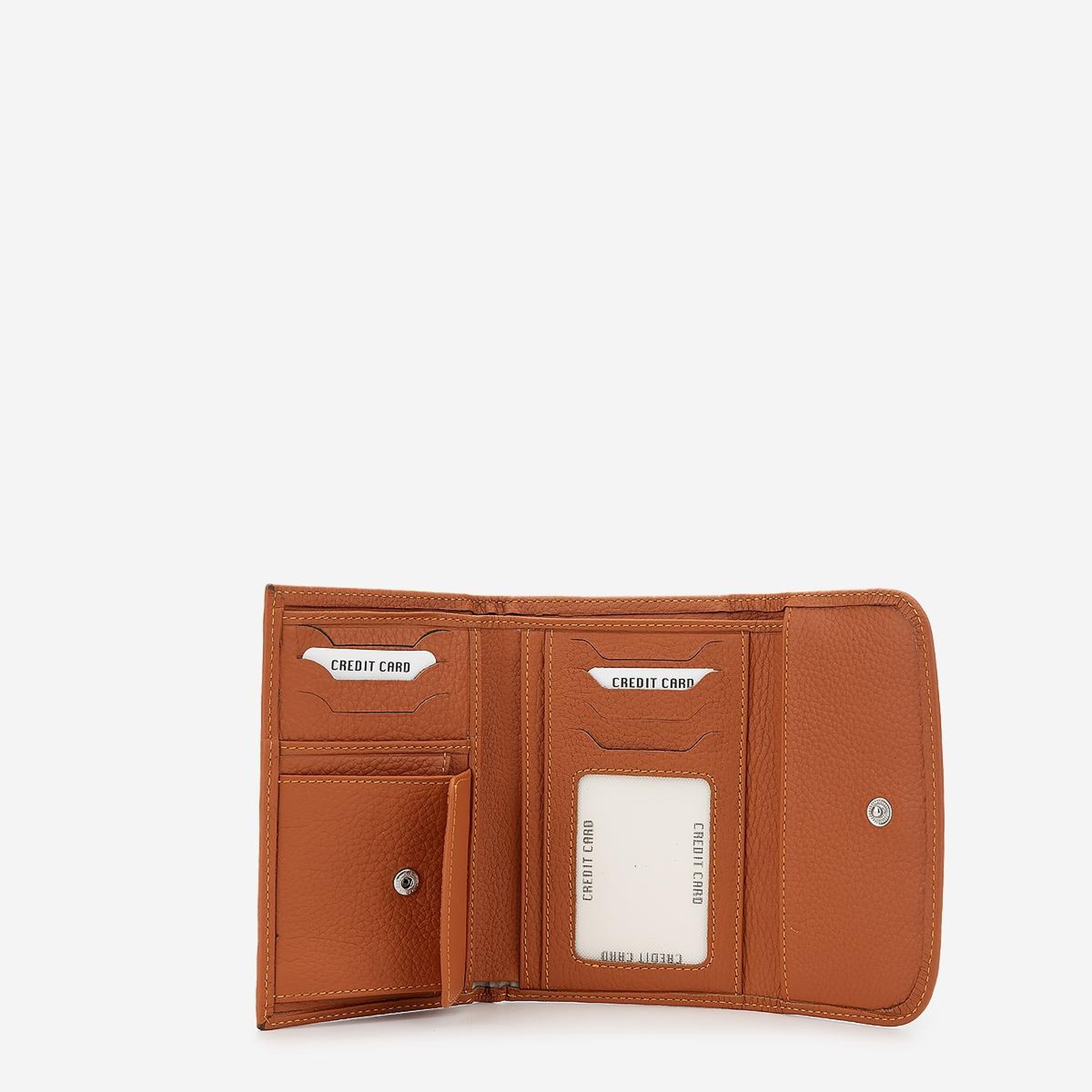 Valmenti Kadın Hakiki Deri Turuncu Cüzdan Cuzdan