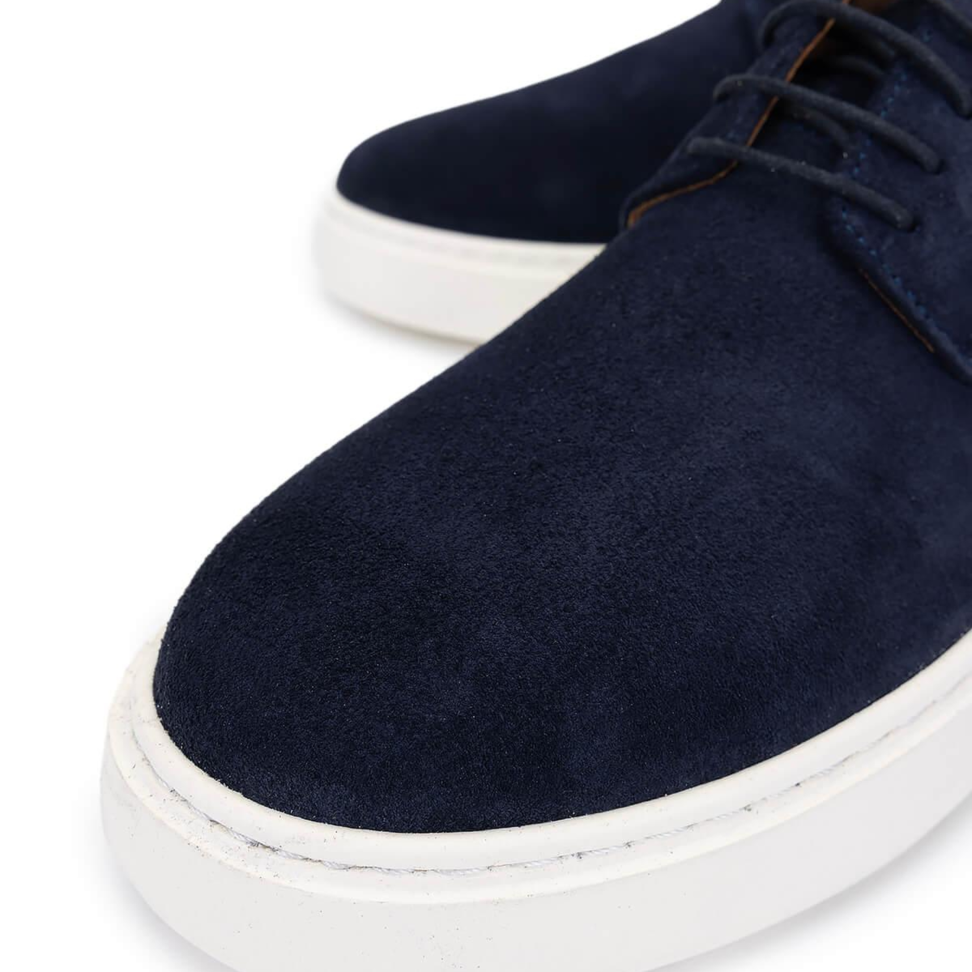 Tamer Tanca Erkek Hakiki Deri Lacivert Süet Sneakers & Spor Ayakkabı