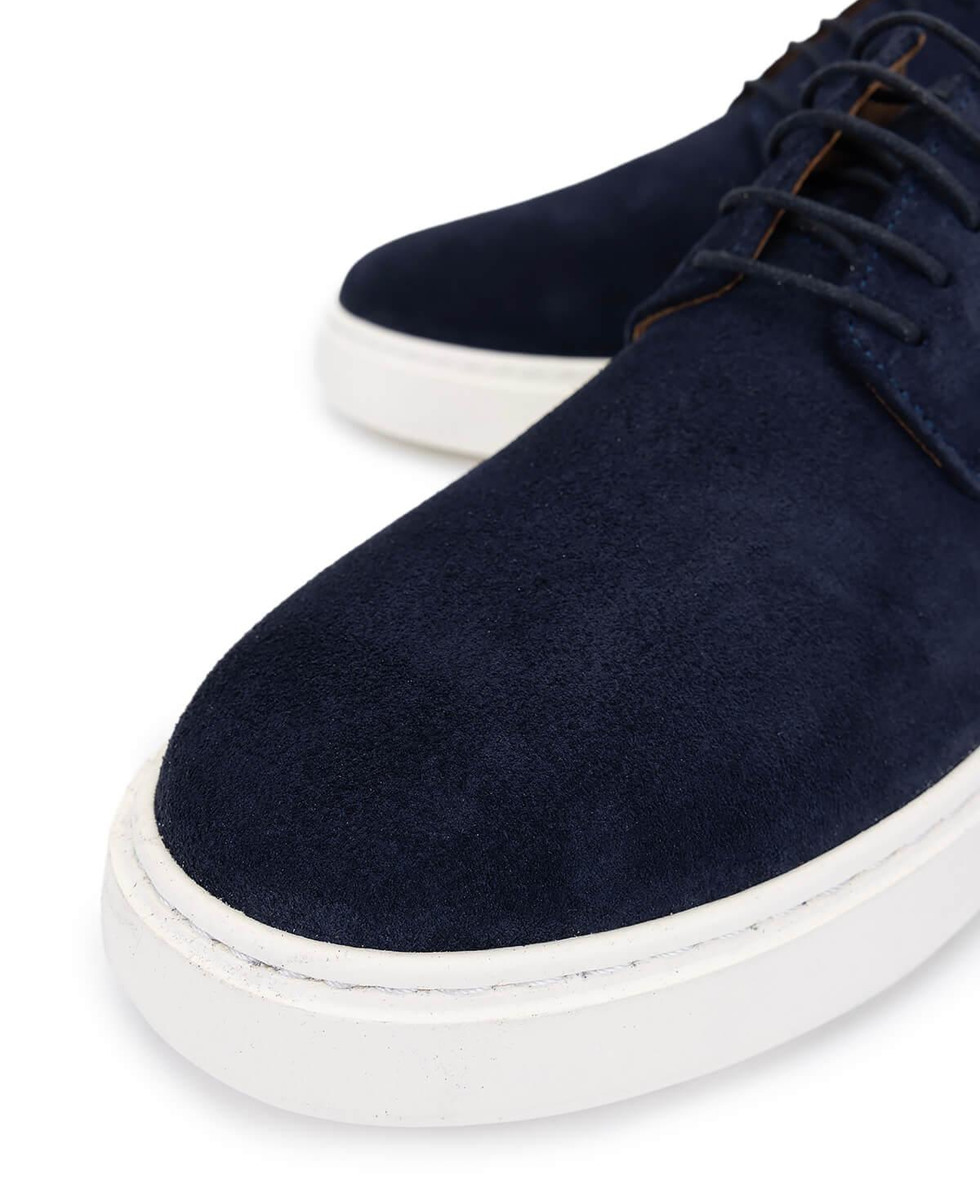 Tamer Tanca Erkek Hakiki Deri Lacivert Süet Sneakers & Spor Ayakkabı