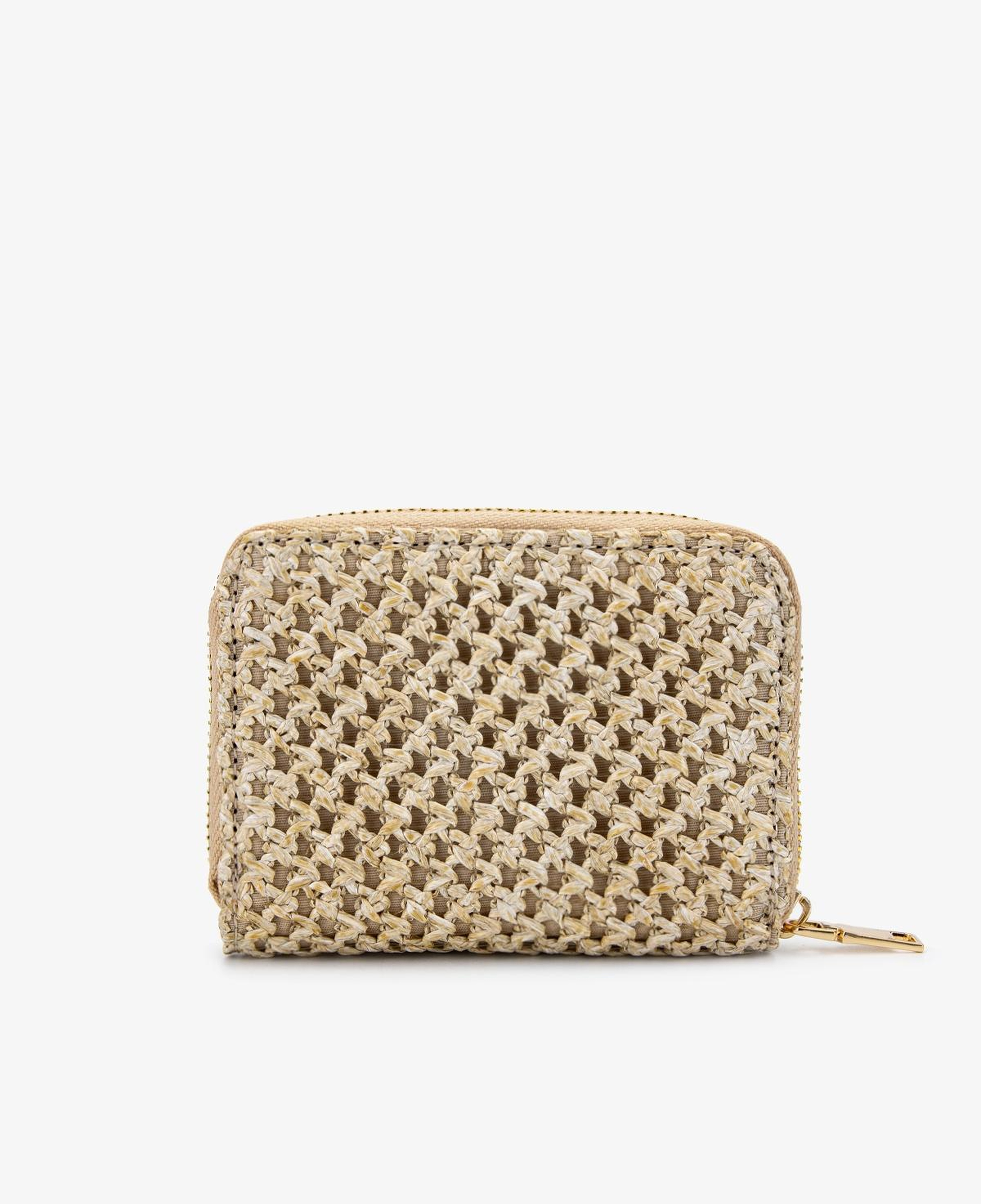 Valmenti Kadın Deri Hasır Kahverengi Cüzdan Cuzdan