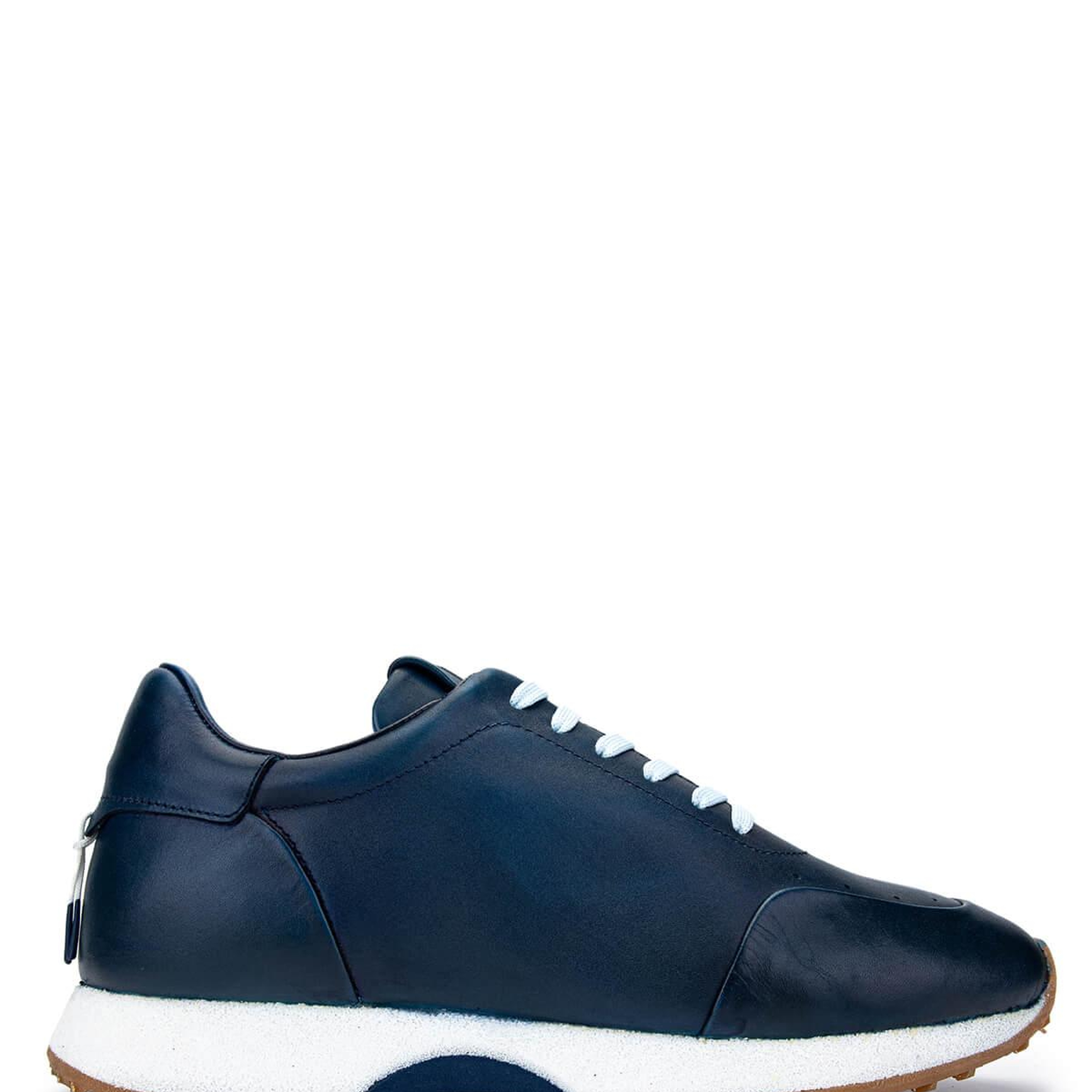 Tamer Tanca Erkek Hakiki Deri Lacivert Sneakers & Spor Ayakkabı