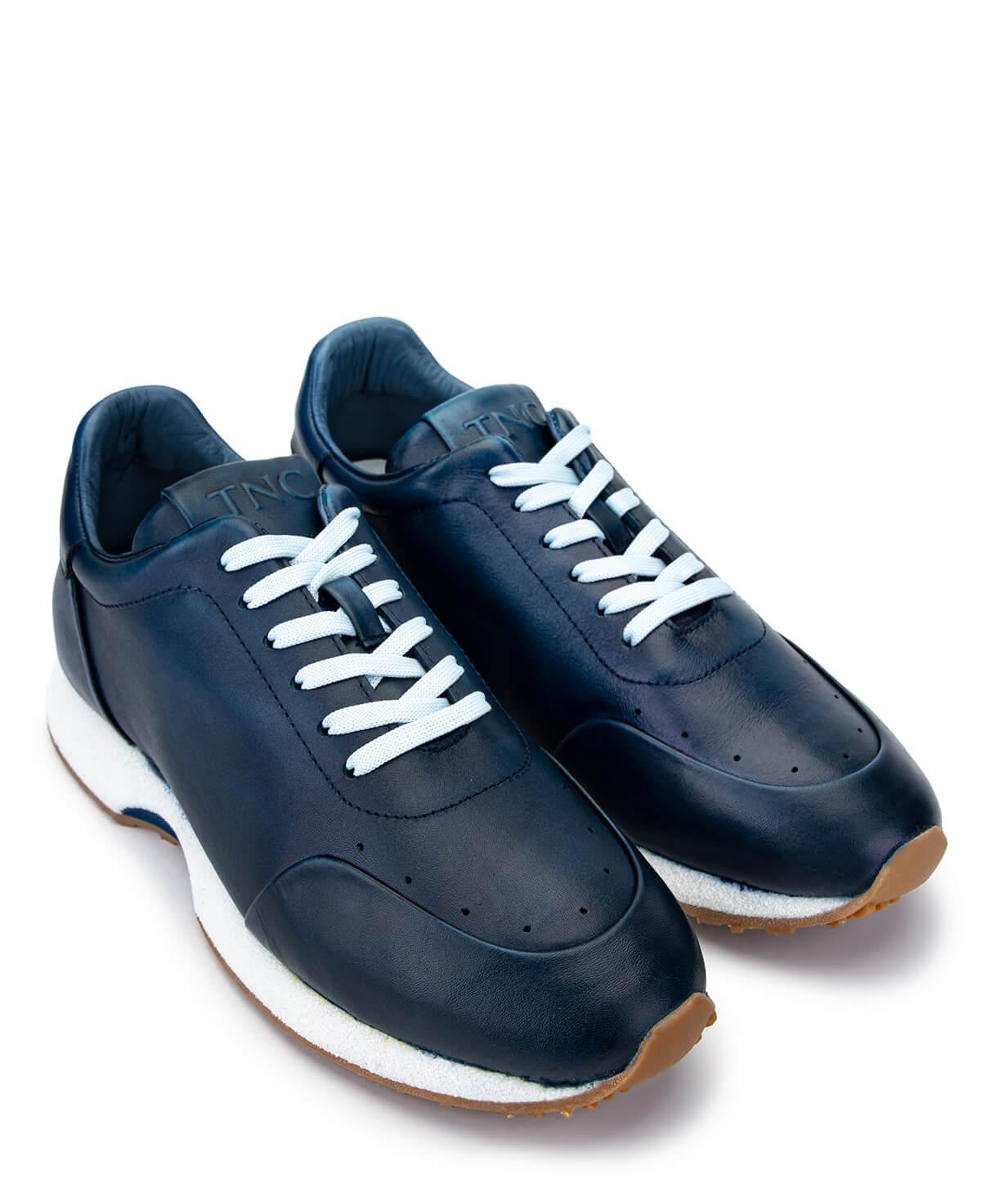 Tamer Tanca Erkek Hakiki Deri Lacivert Sneakers & Spor Ayakkabı