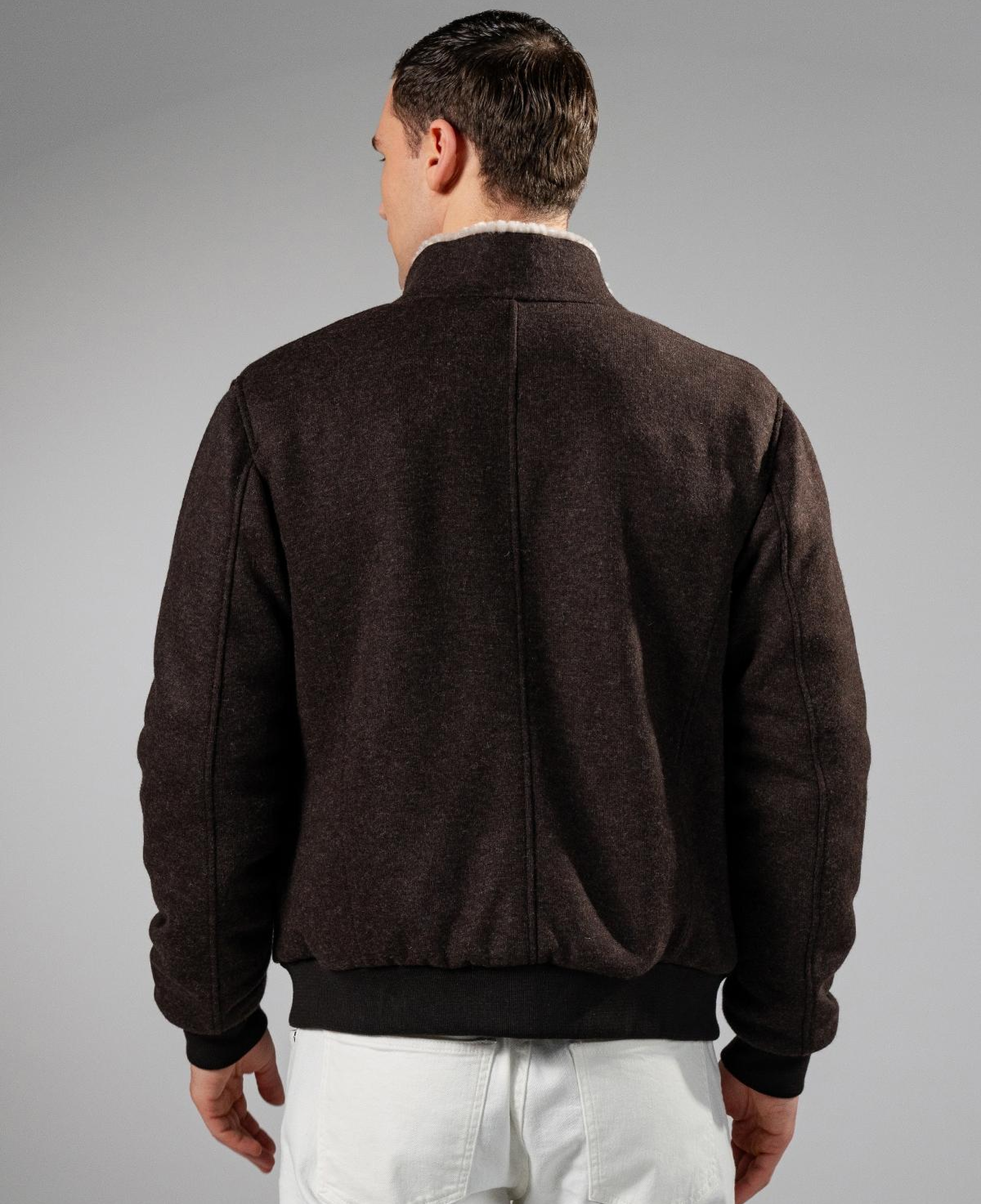 Valmenti Erkek Tekstil & Deri Kahverengi Mont