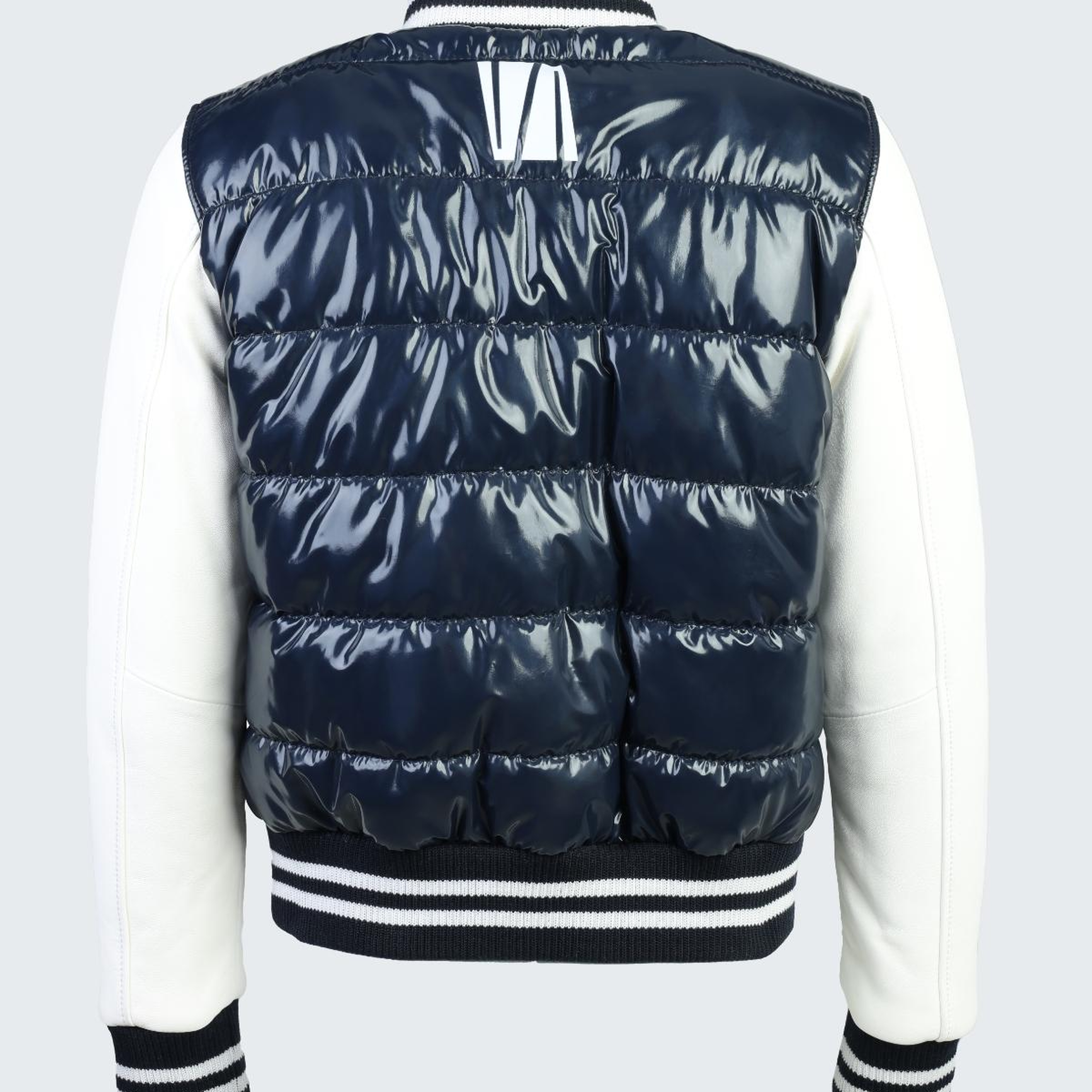 Valmenti Kadın Deri & Tekstil Lacivert Deri Mont