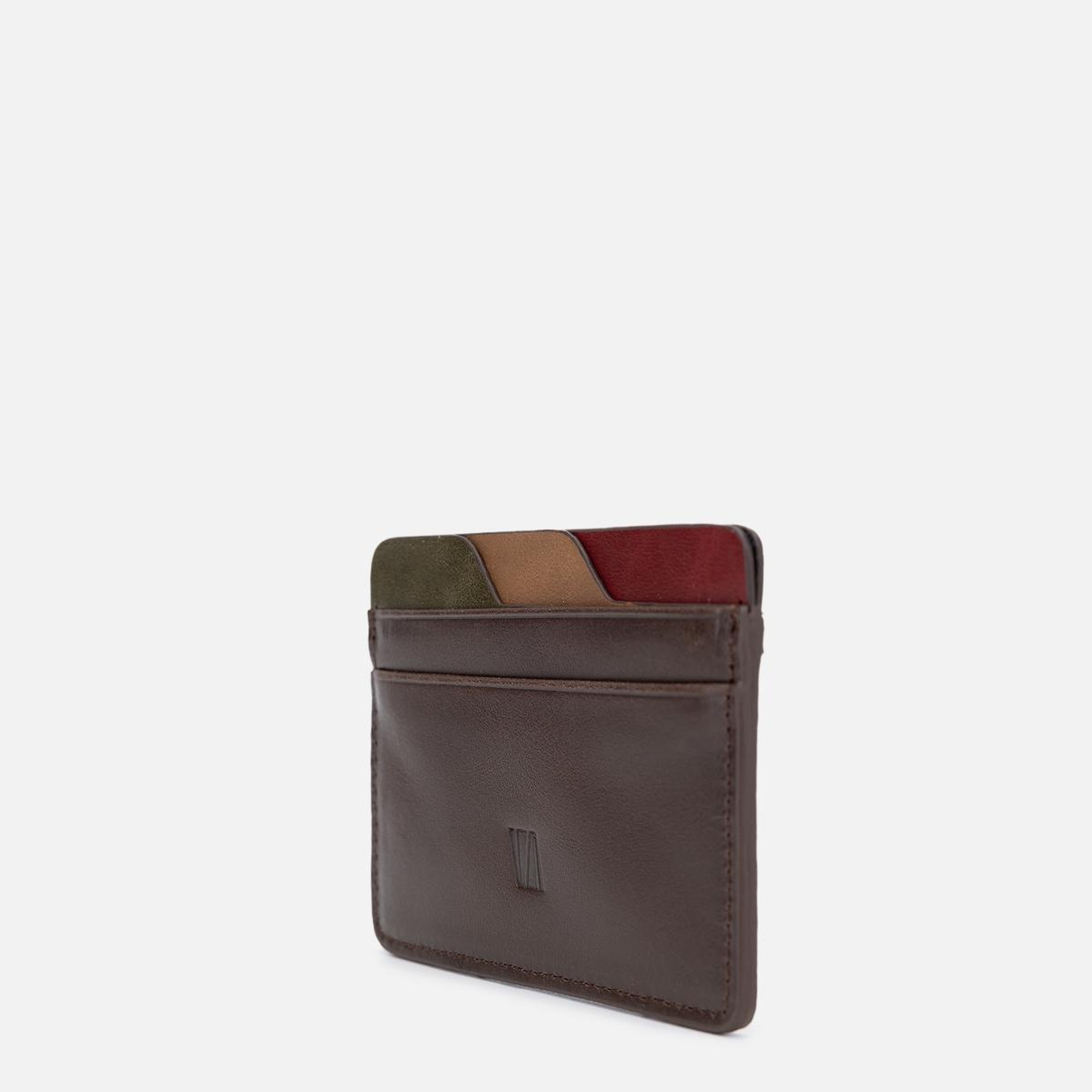 Valmenti Unisex Hakiki Deri Kahverengi Kartlık
