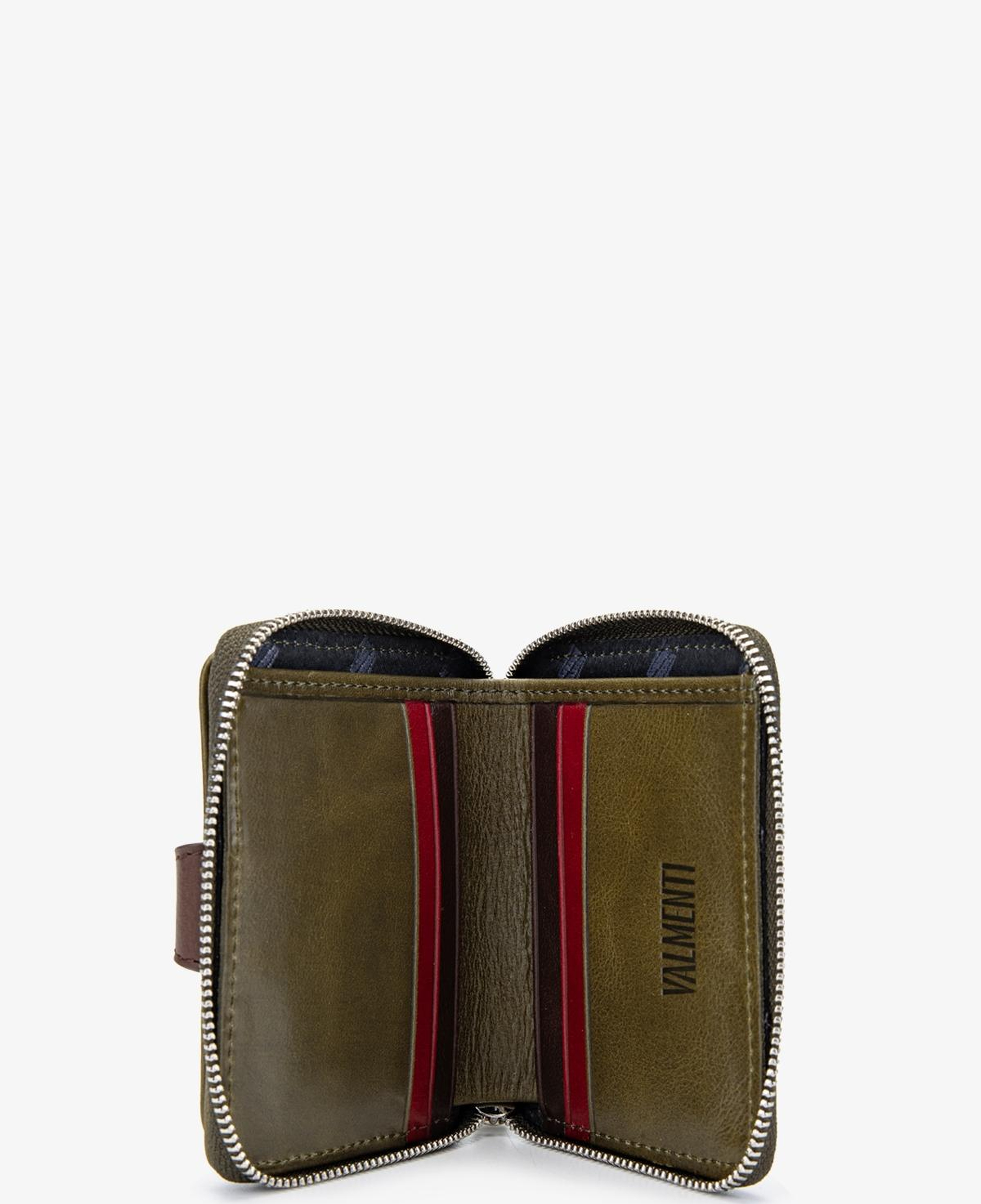 Valmenti Unisex Hakiki Deri Yeşil Cüzdan Cuzdan