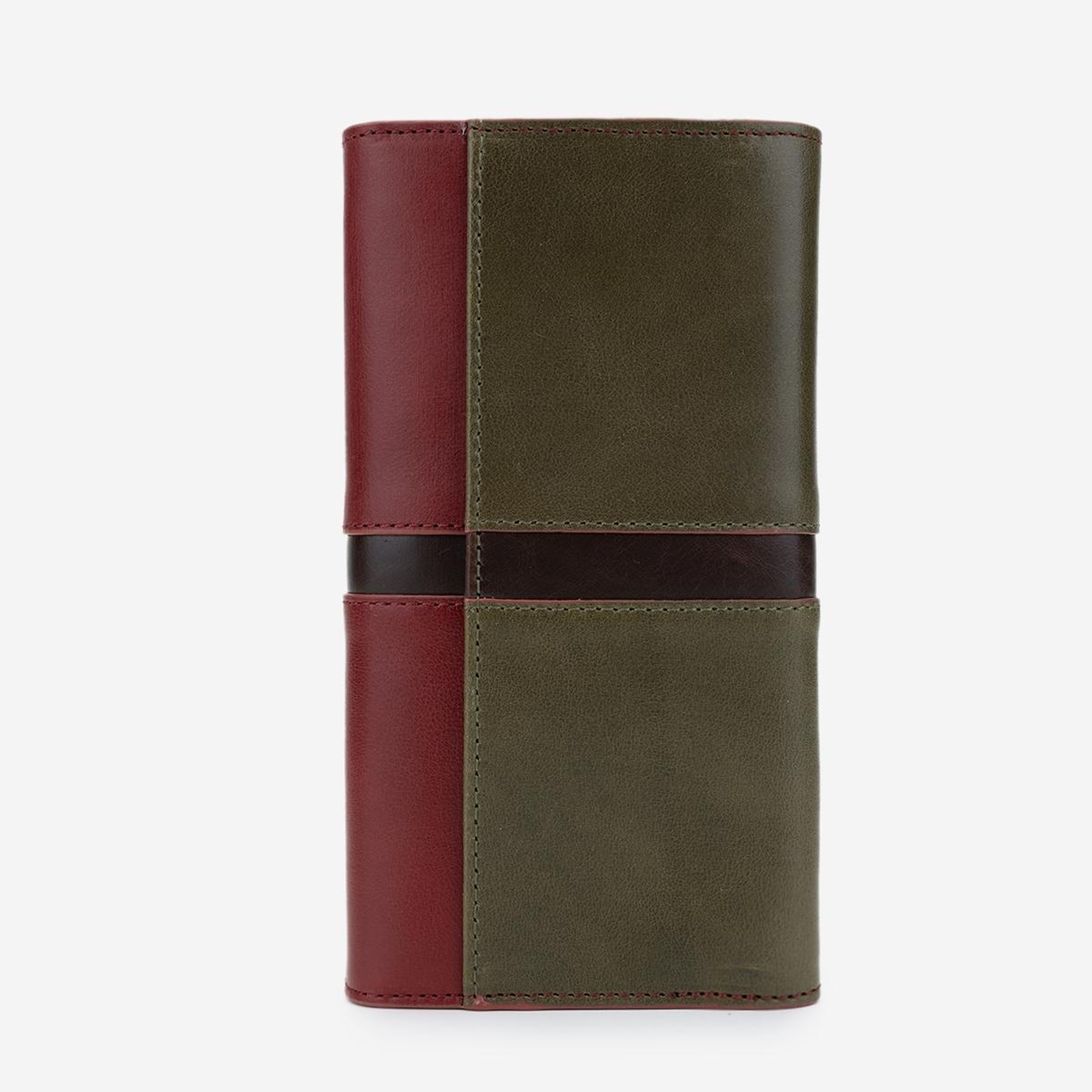 Valmenti Unisex Hakiki Deri Bordo Cüzdan Cuzdan