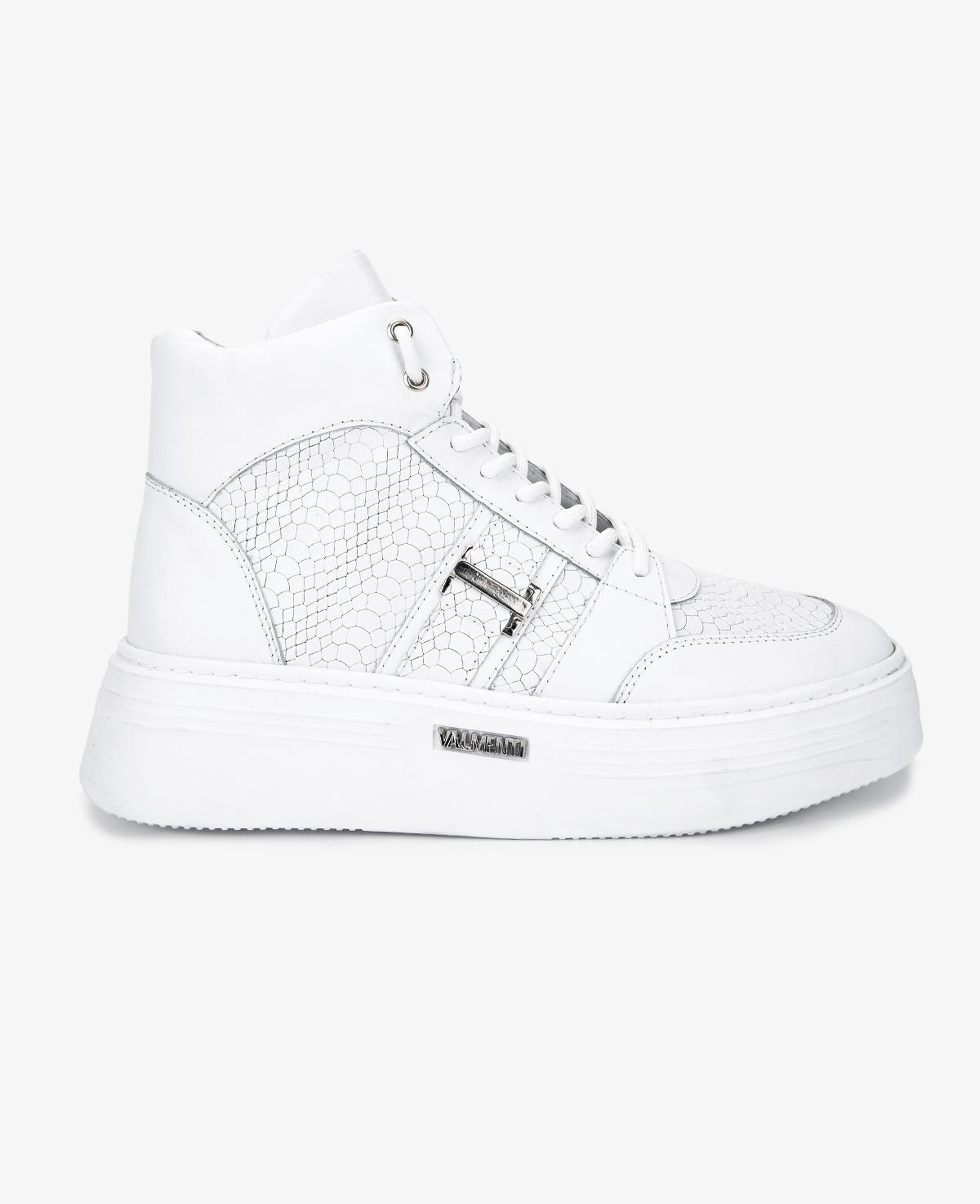 Valmenti Erkek Hakiki Deri Beyaz Casual Bot