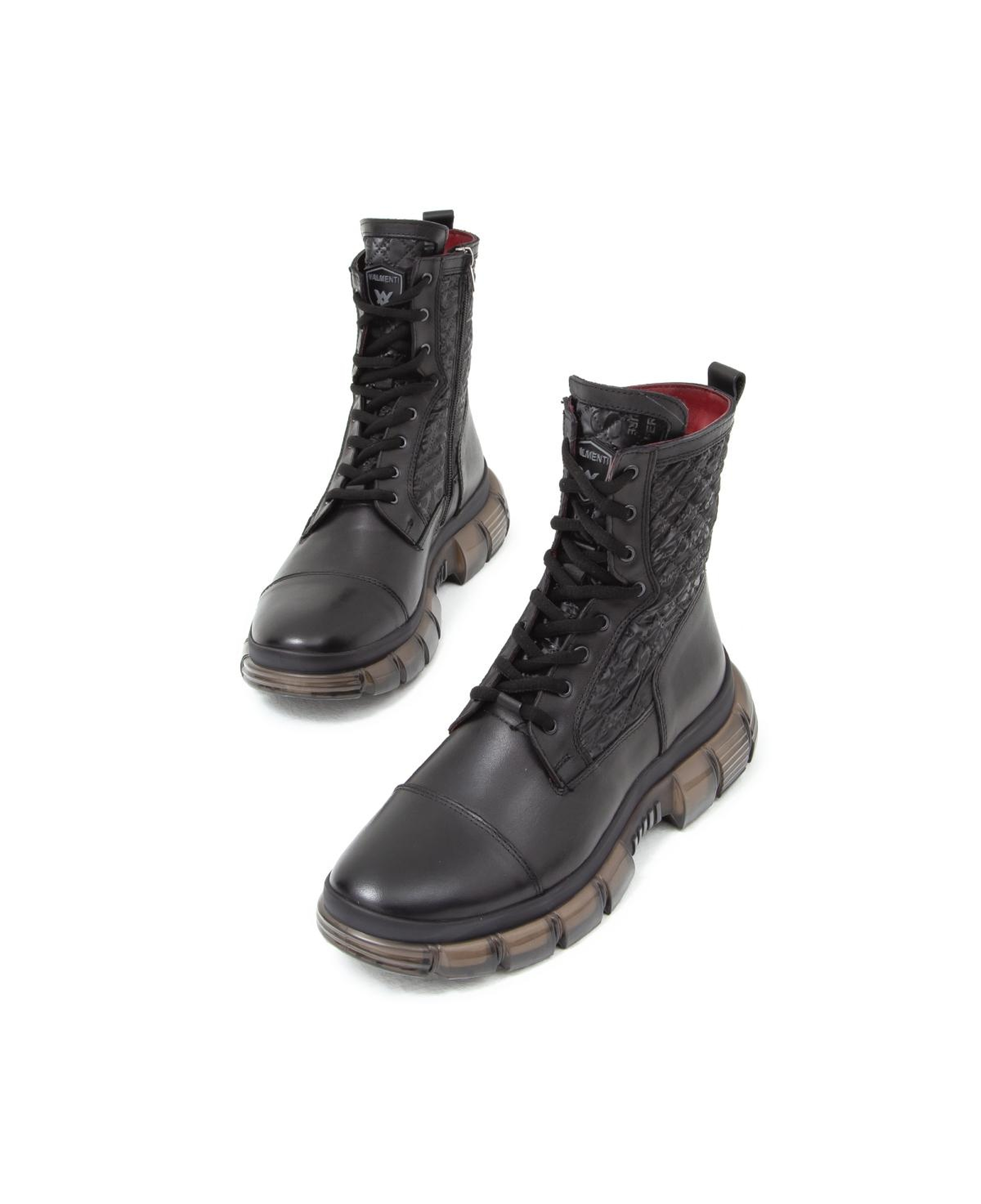 Valmenti Erkek Hakiki Deri Siyah Casual Bot