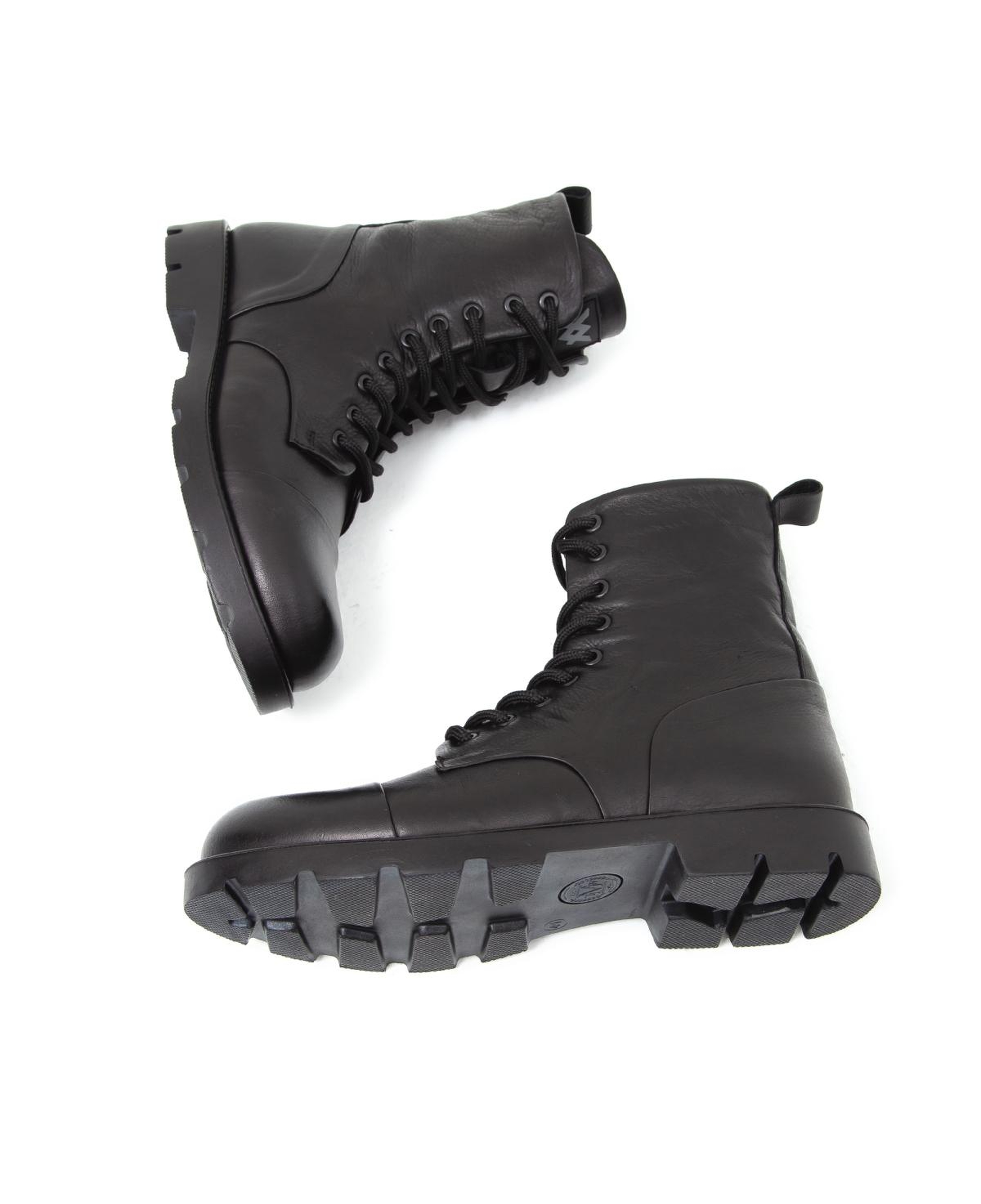 Valmenti Erkek Hakiki Deri Siyah Casual Bot