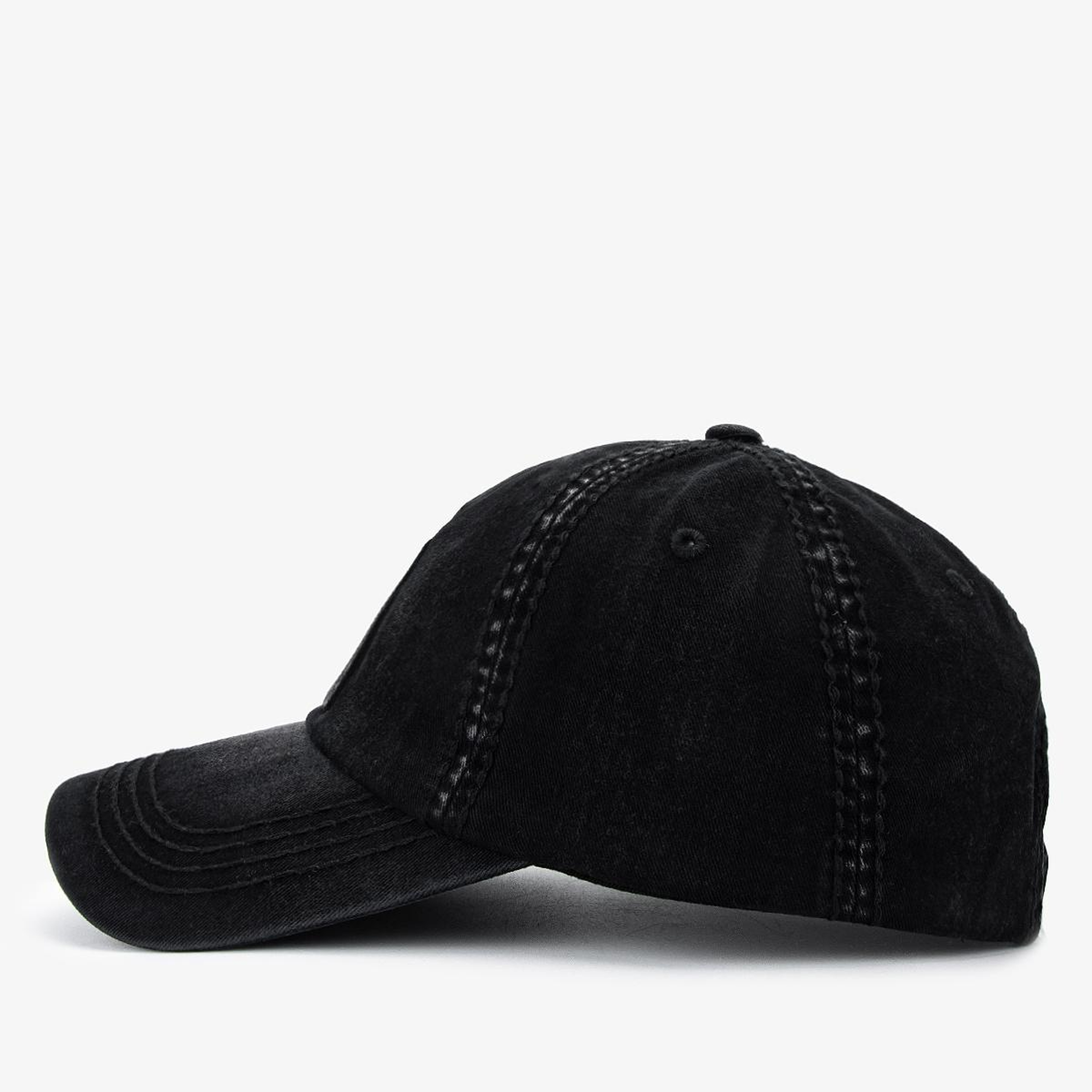 Valmenti Unisex Tekstil Siyah Beyzbol Şapka