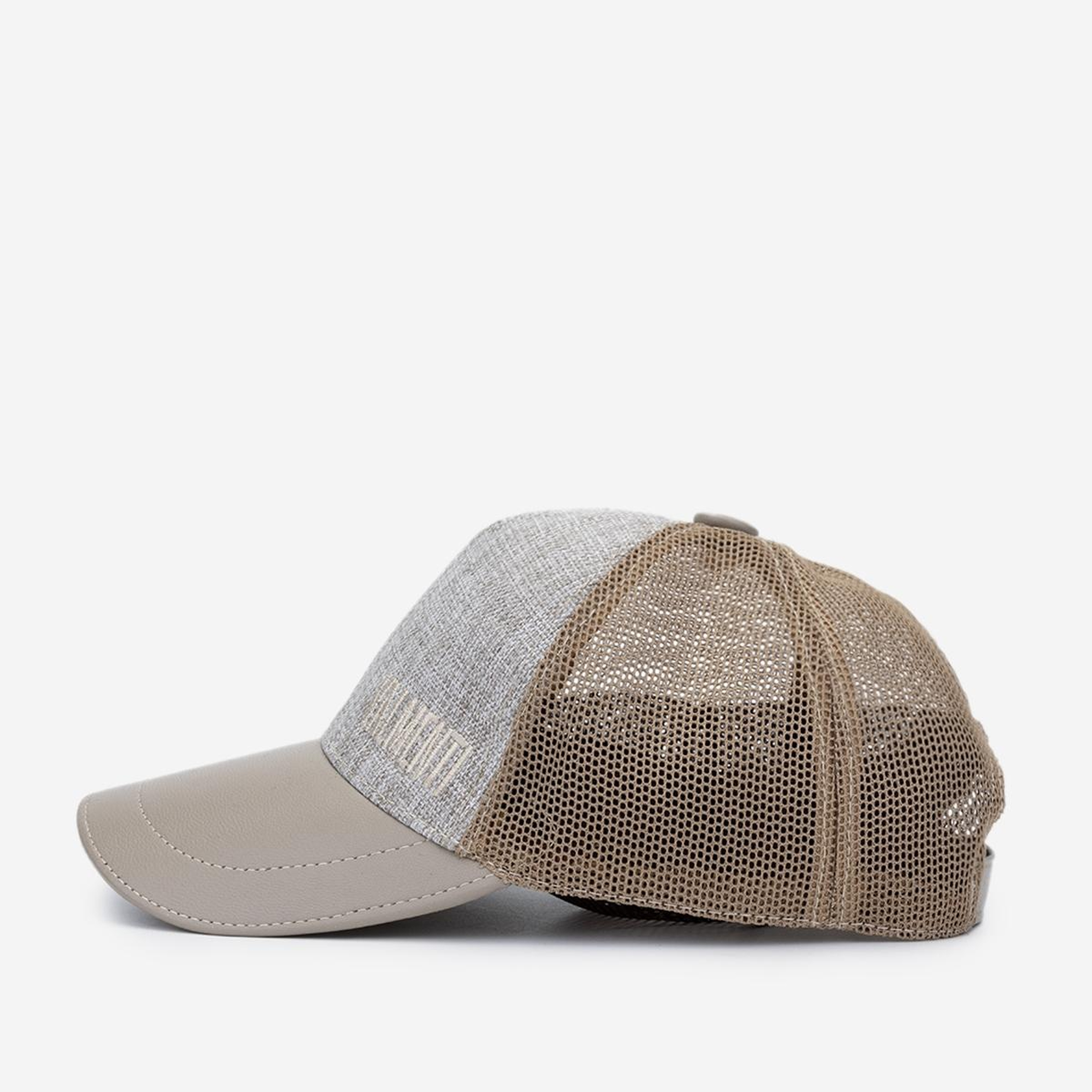 Valmenti Erkek Tekstil Bej Şapka