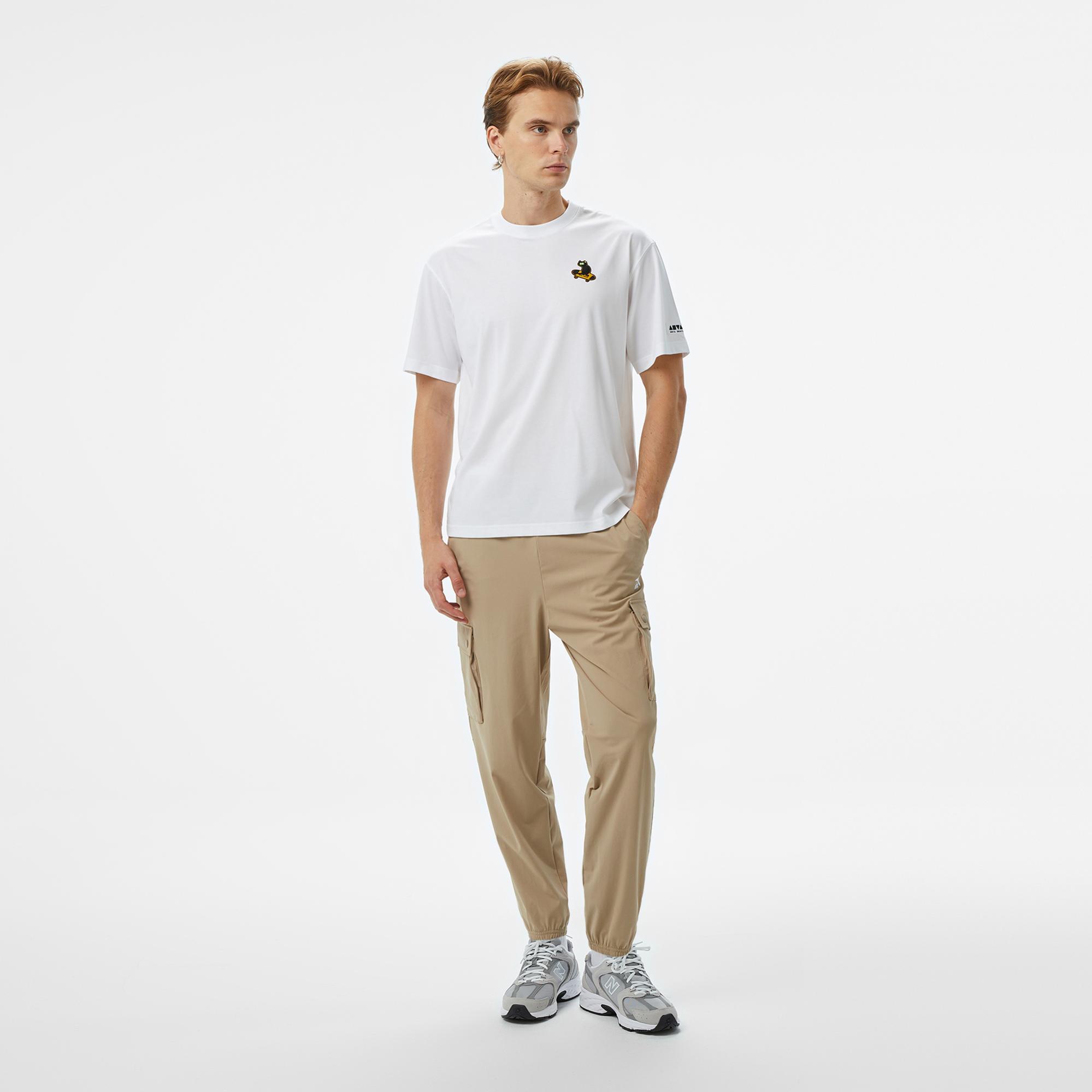 Anta Sports Erkek Beyaz T-Shirt