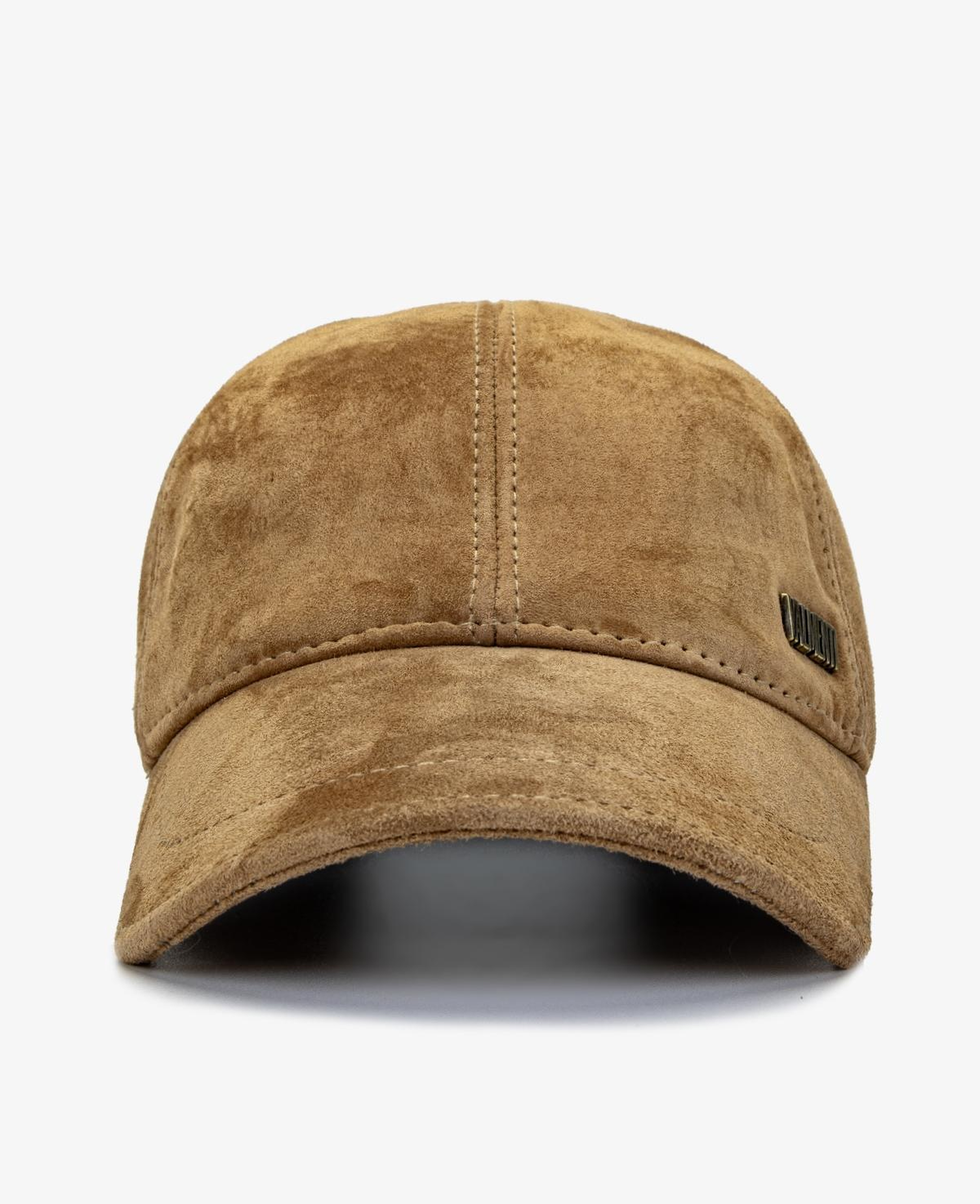 Valmenti Erkek Hakiki Deri Bej Beyzbol Şapka