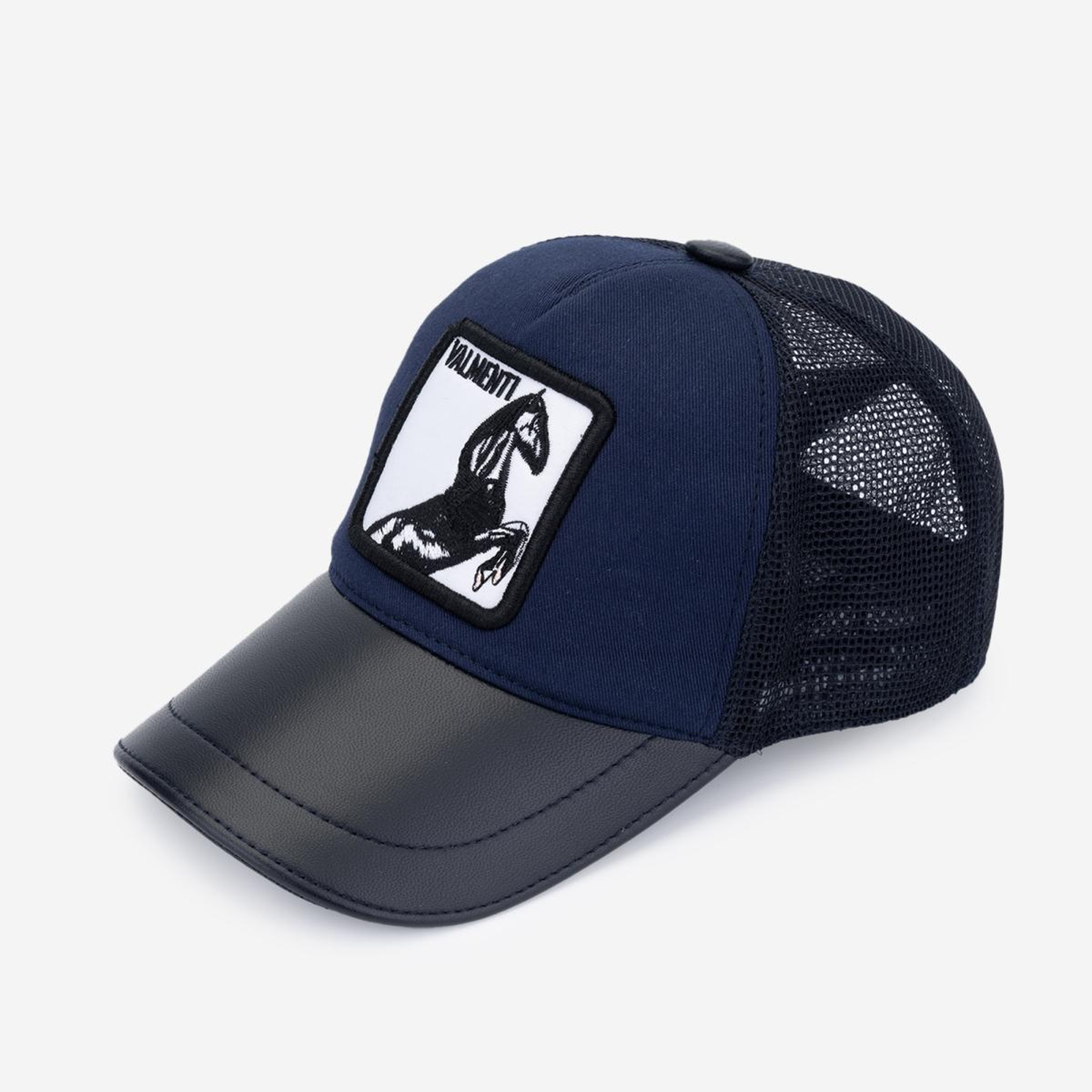 Valmenti Unisex Peluş Lacivert Şapka