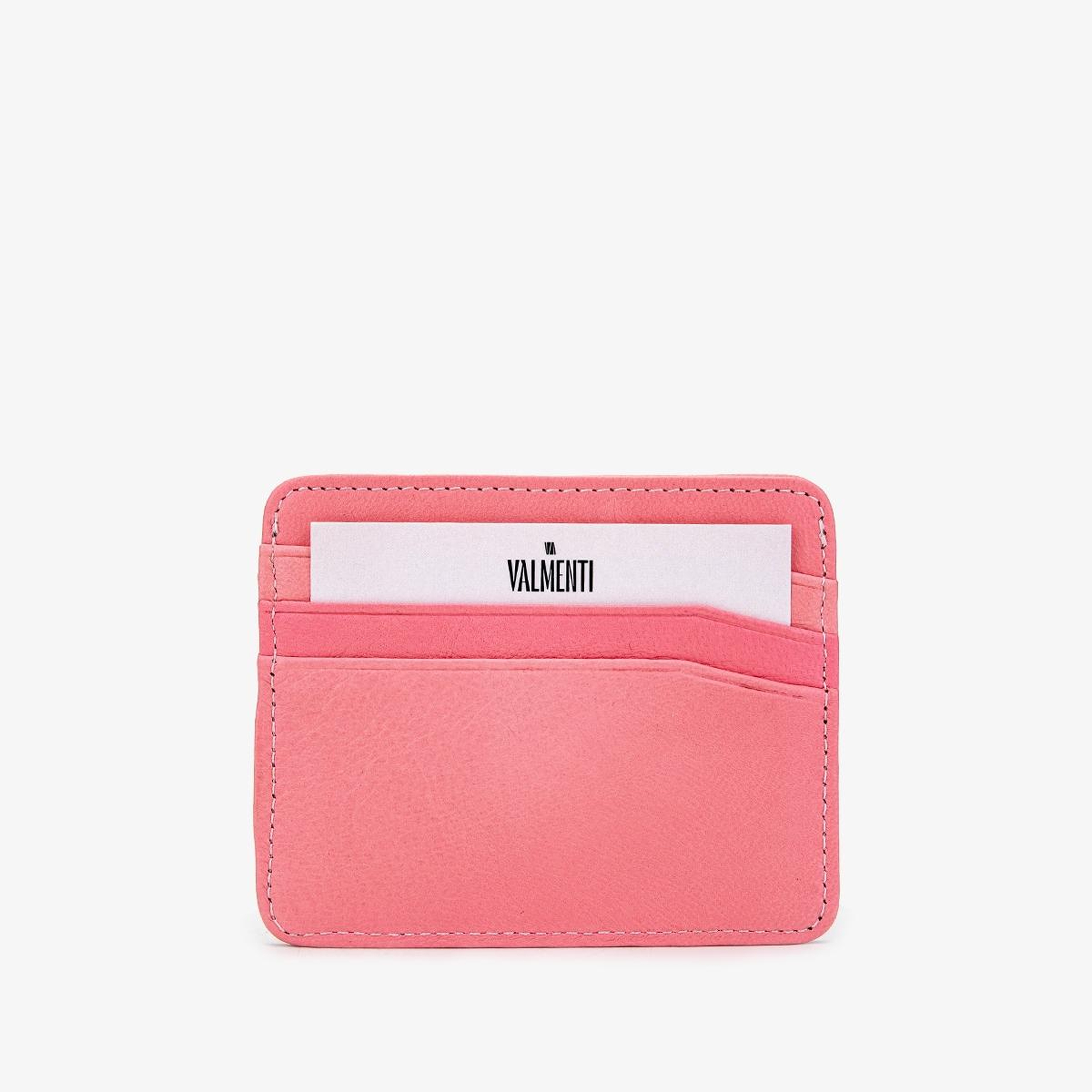 Valmenti Erkek Hakiki Deri Pembe Kartlık