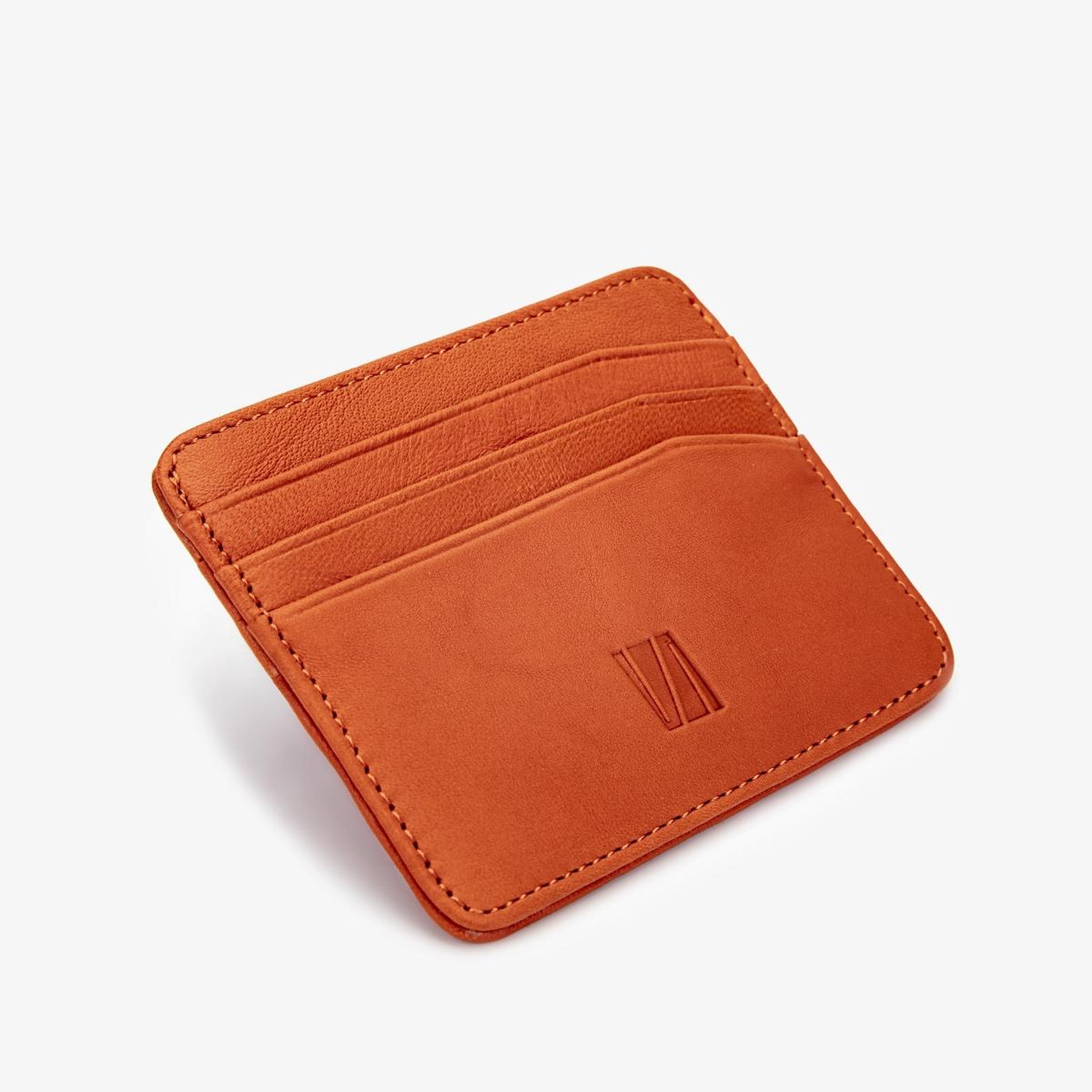 Valmenti Erkek Hakiki Deri Turuncu Kartlık