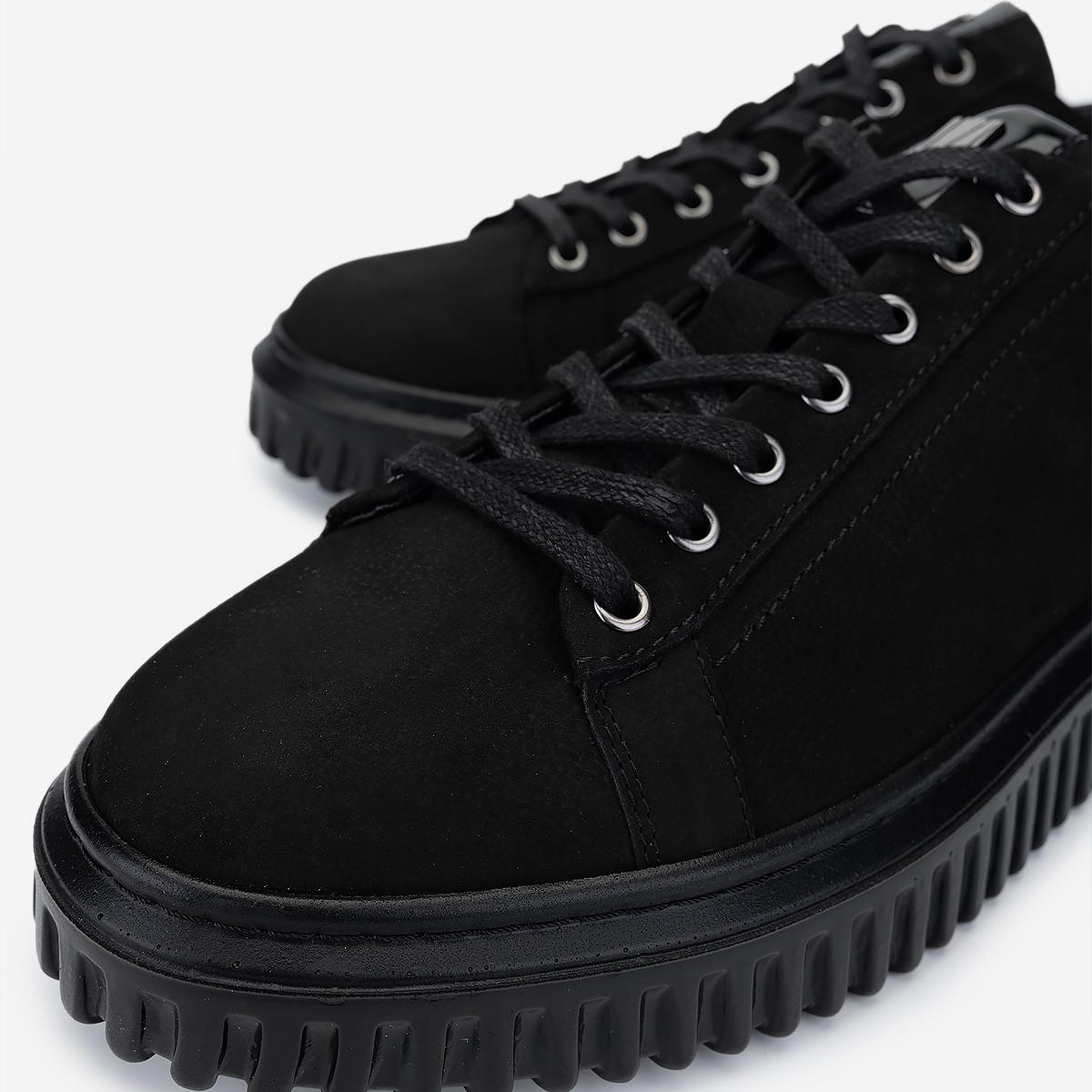 Valmenti Erkek Hakiki Deri Siyah Sneakers & Spor Ayakkabı