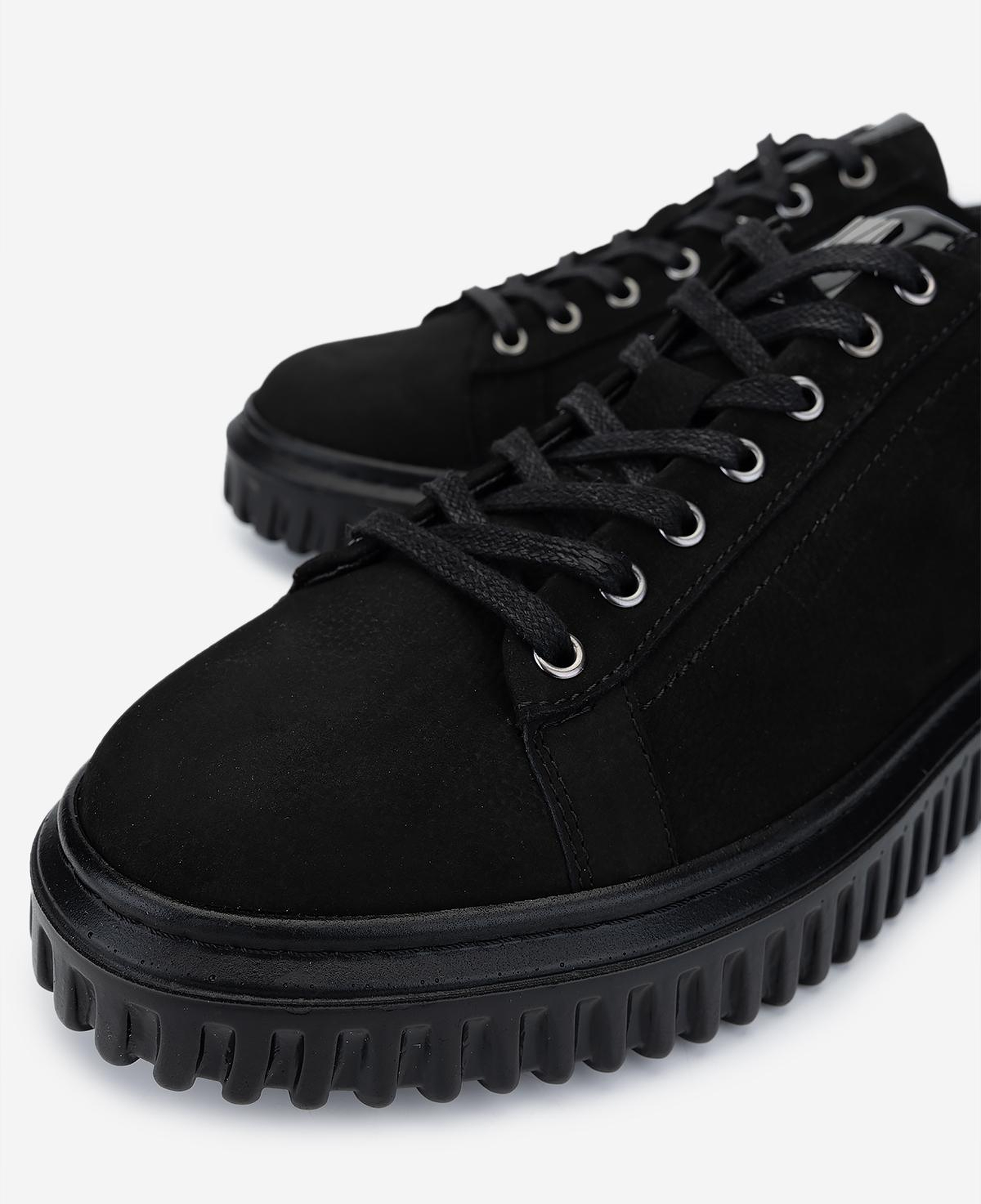 Valmenti Erkek Hakiki Deri Siyah Sneakers & Spor Ayakkabı