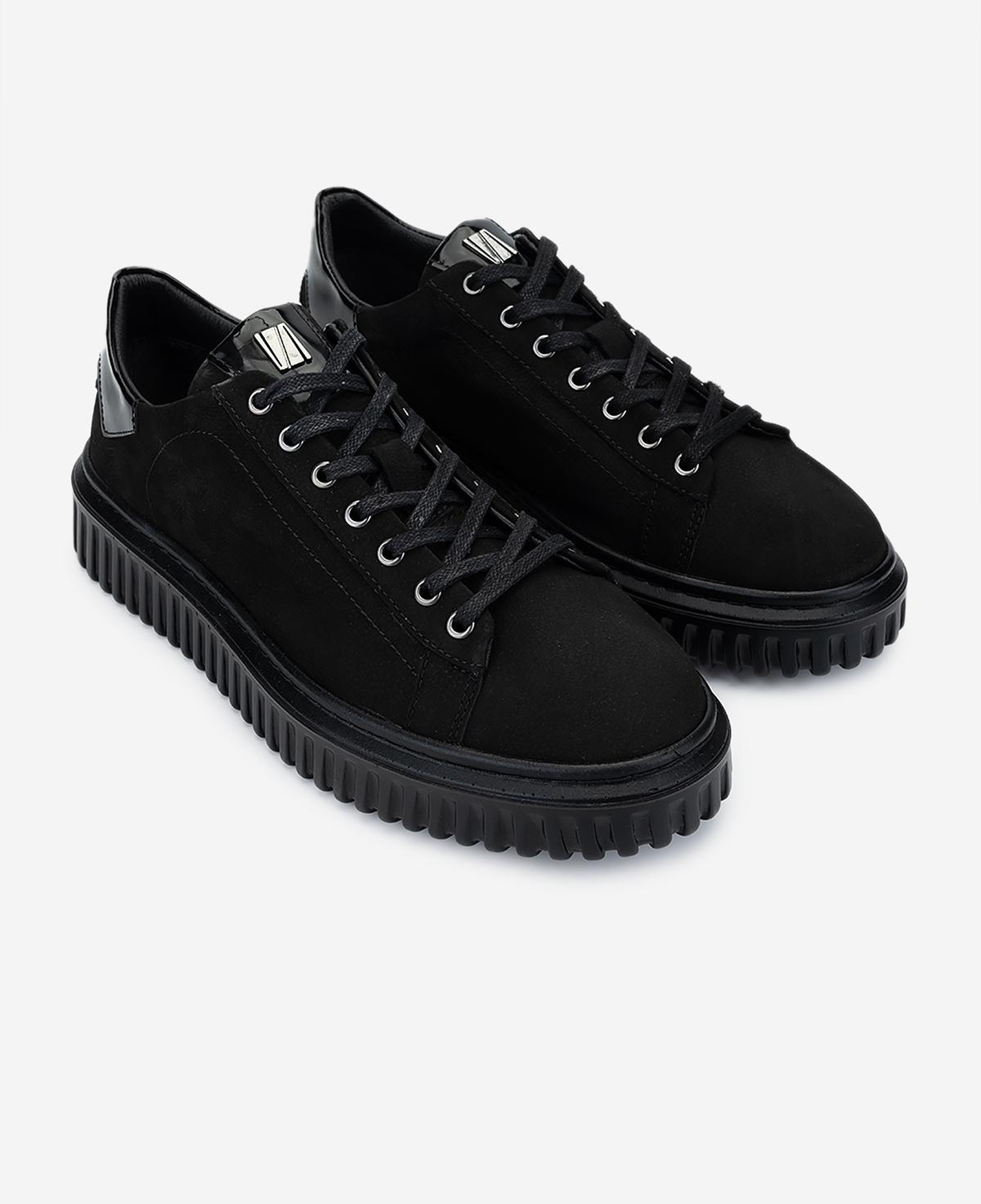 Valmenti Erkek Hakiki Deri Siyah Sneakers & Spor Ayakkabı