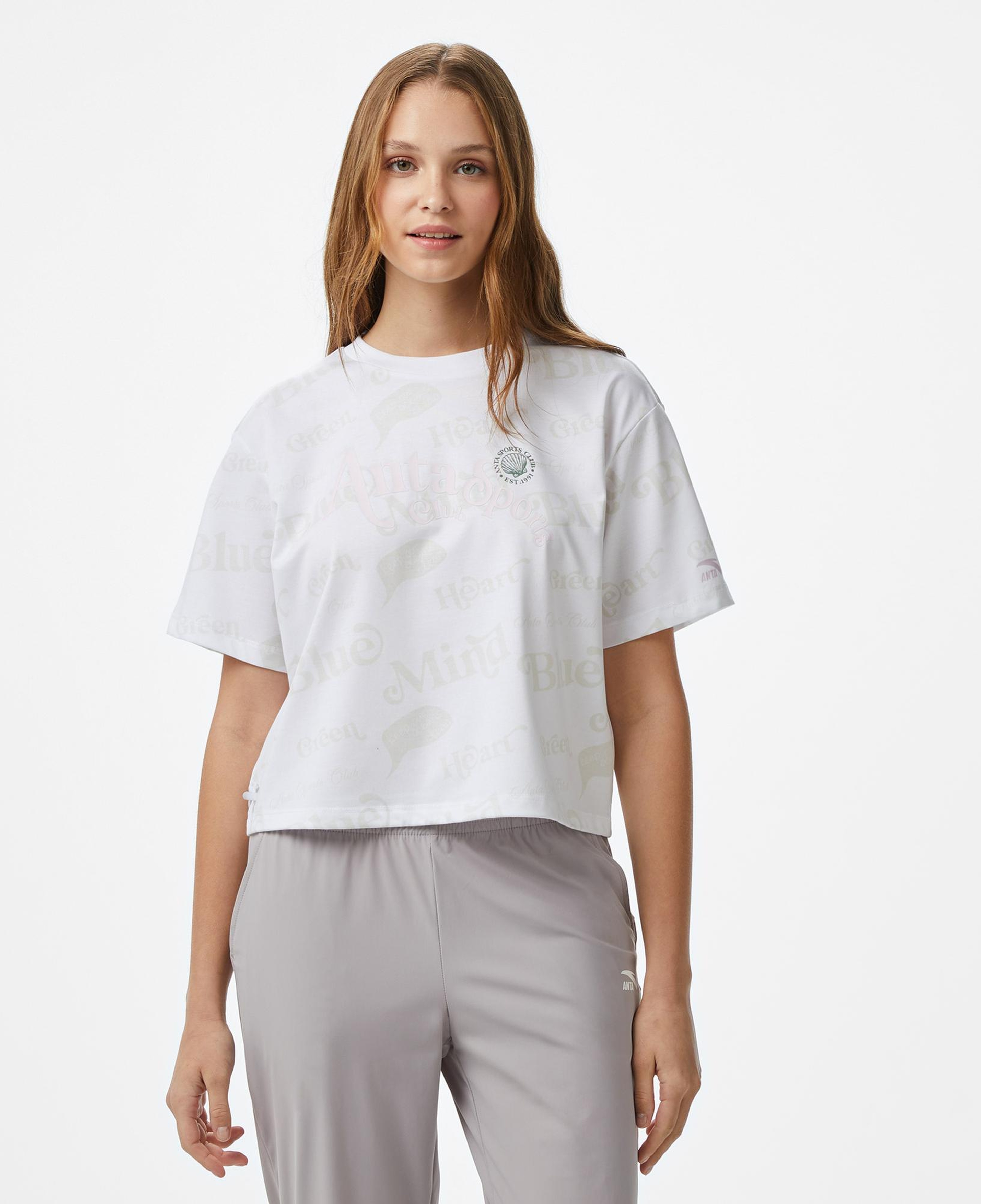 Anta Sports Kadın Beyaz T-Shirt