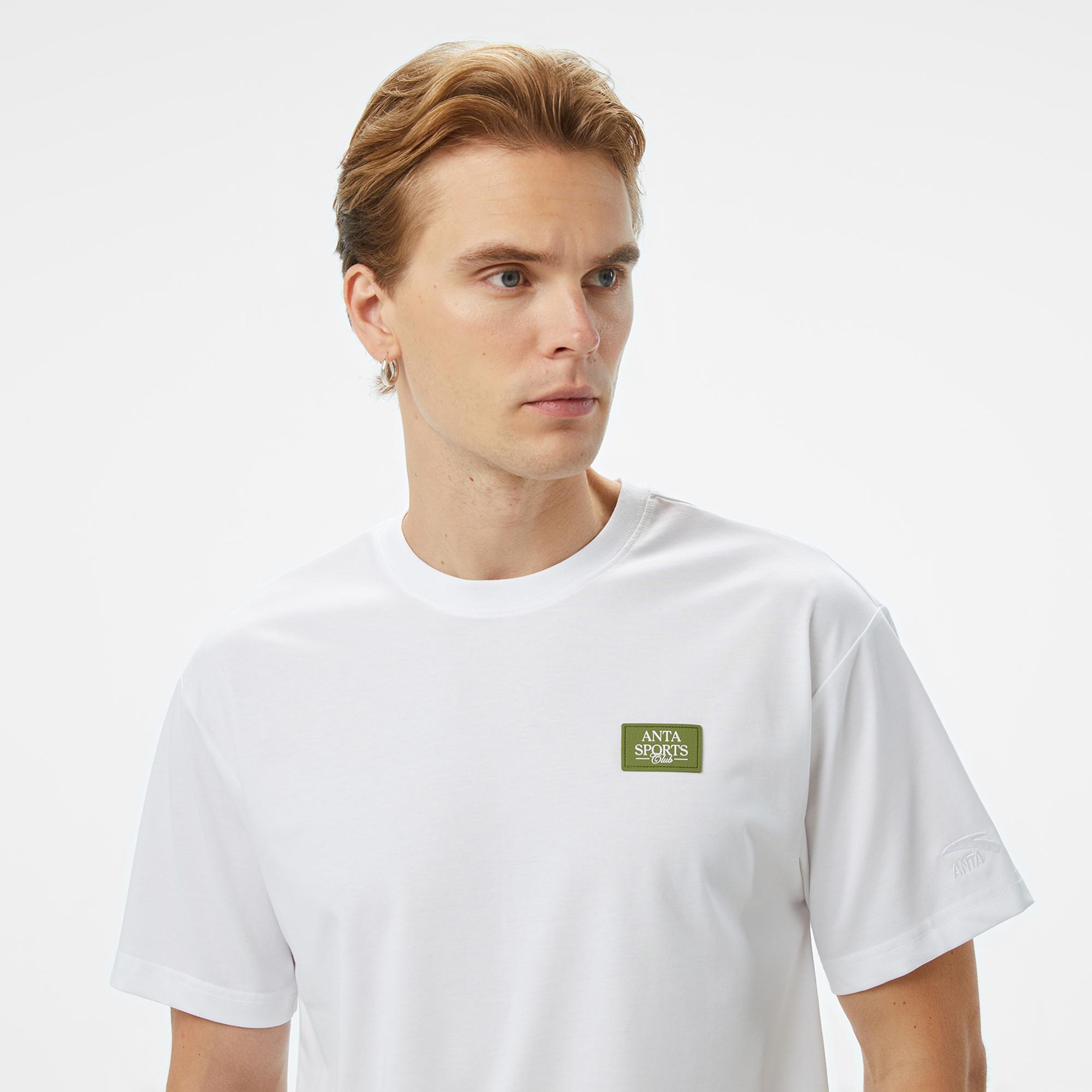 Anta Sports Erkek Beyaz T-Shirt